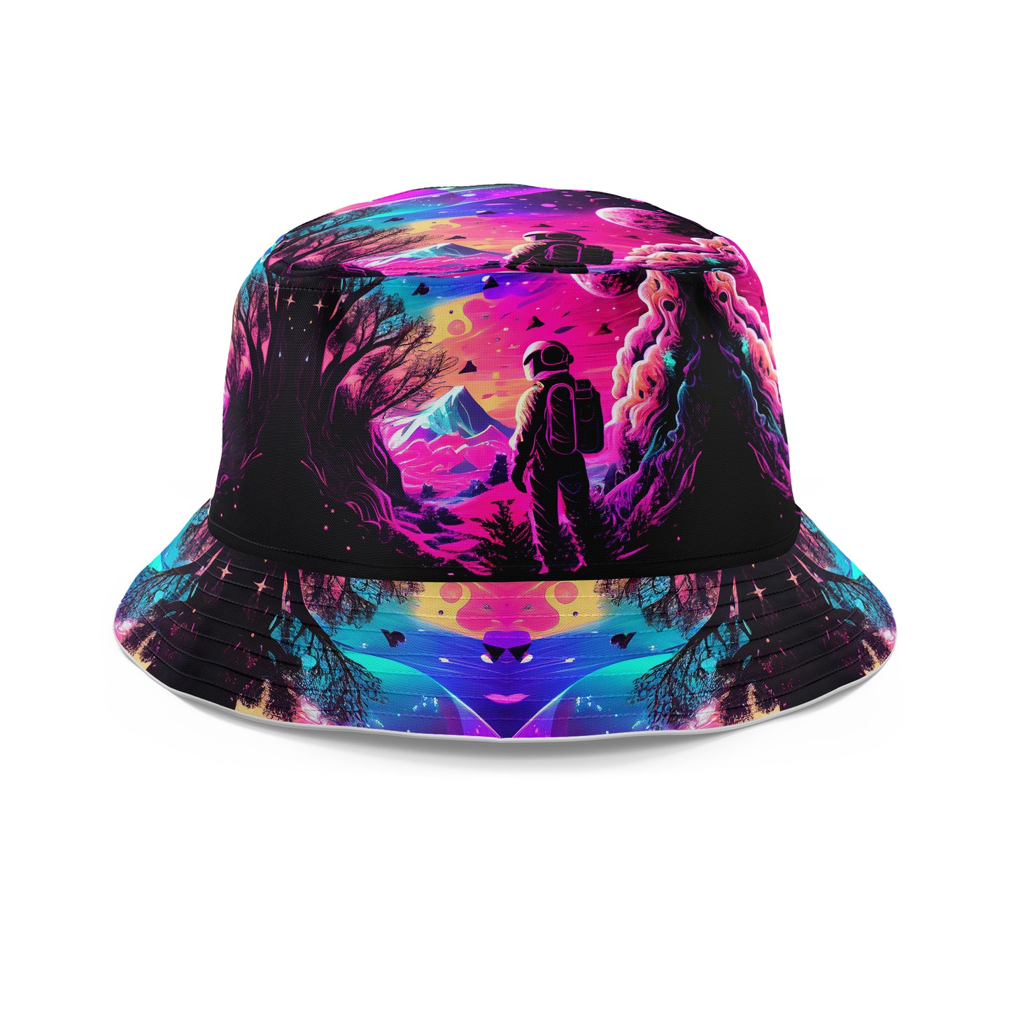 Psychedelic Galaxy Cosmos 02 Bucket Hat, iEDM, | iEDM