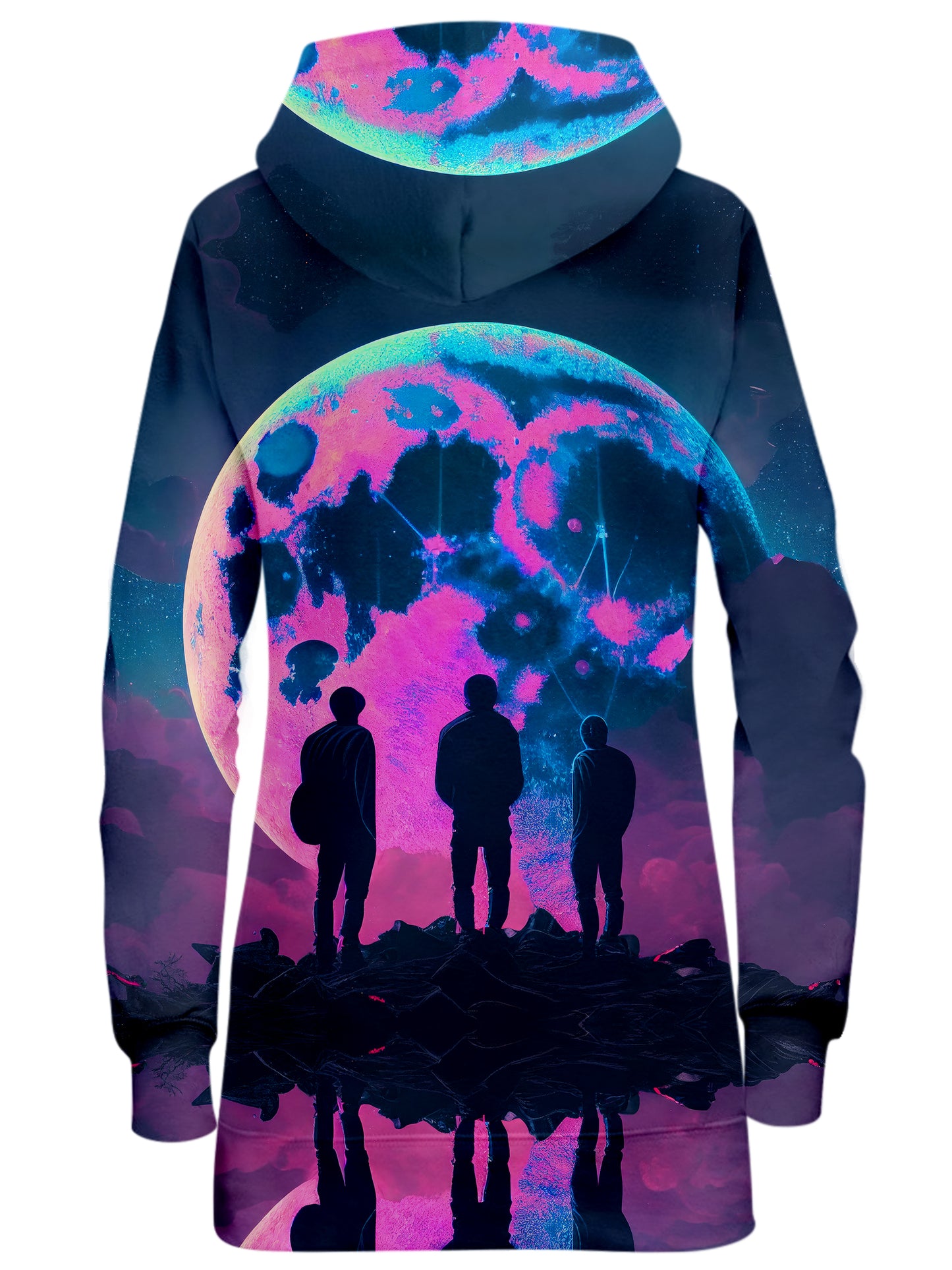 Children Of The Moon Hoodie Dress, iEDM, | iEDM