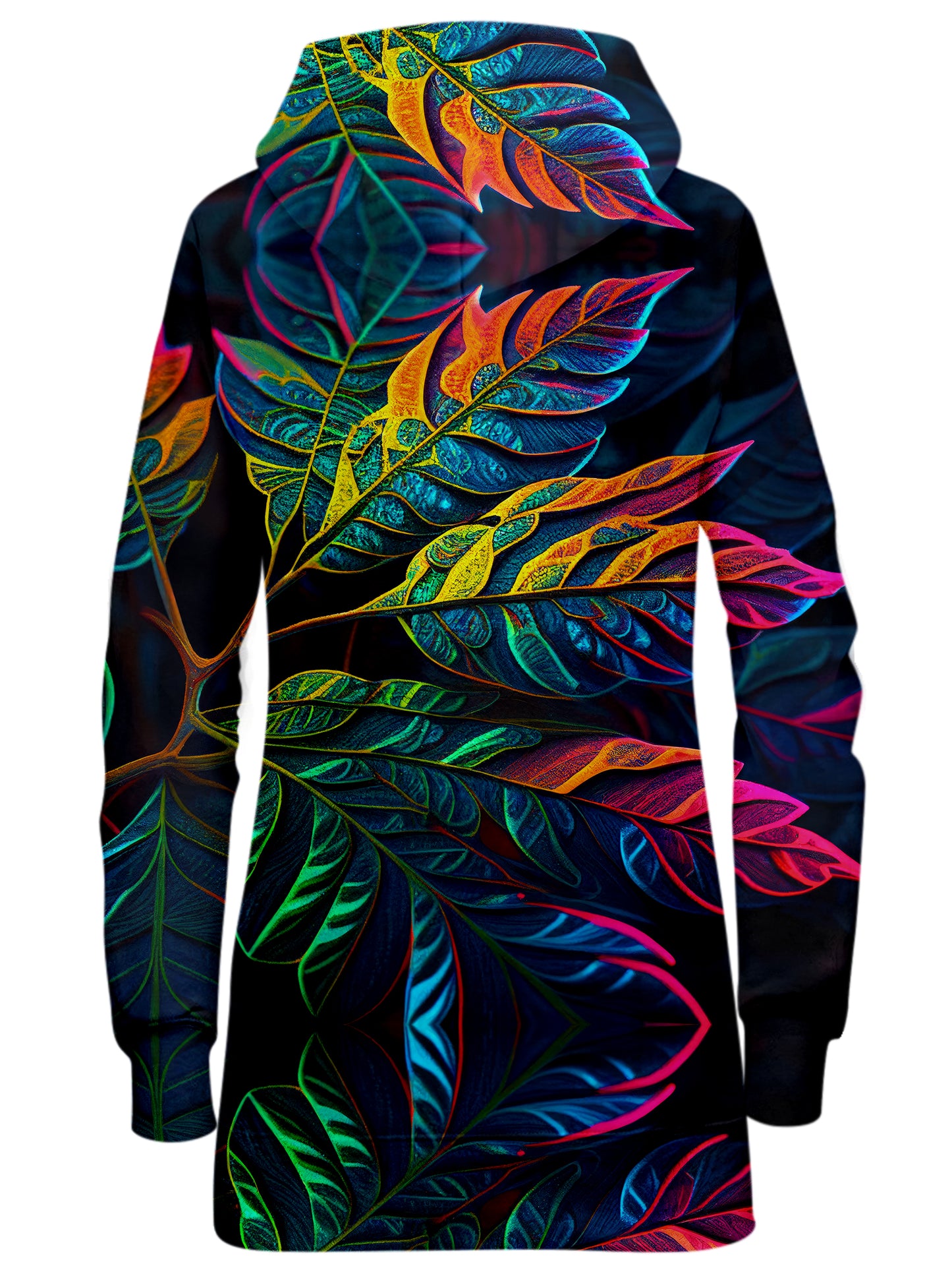 Midnight Floral Hoodie Dress, iEDM, | iEDM