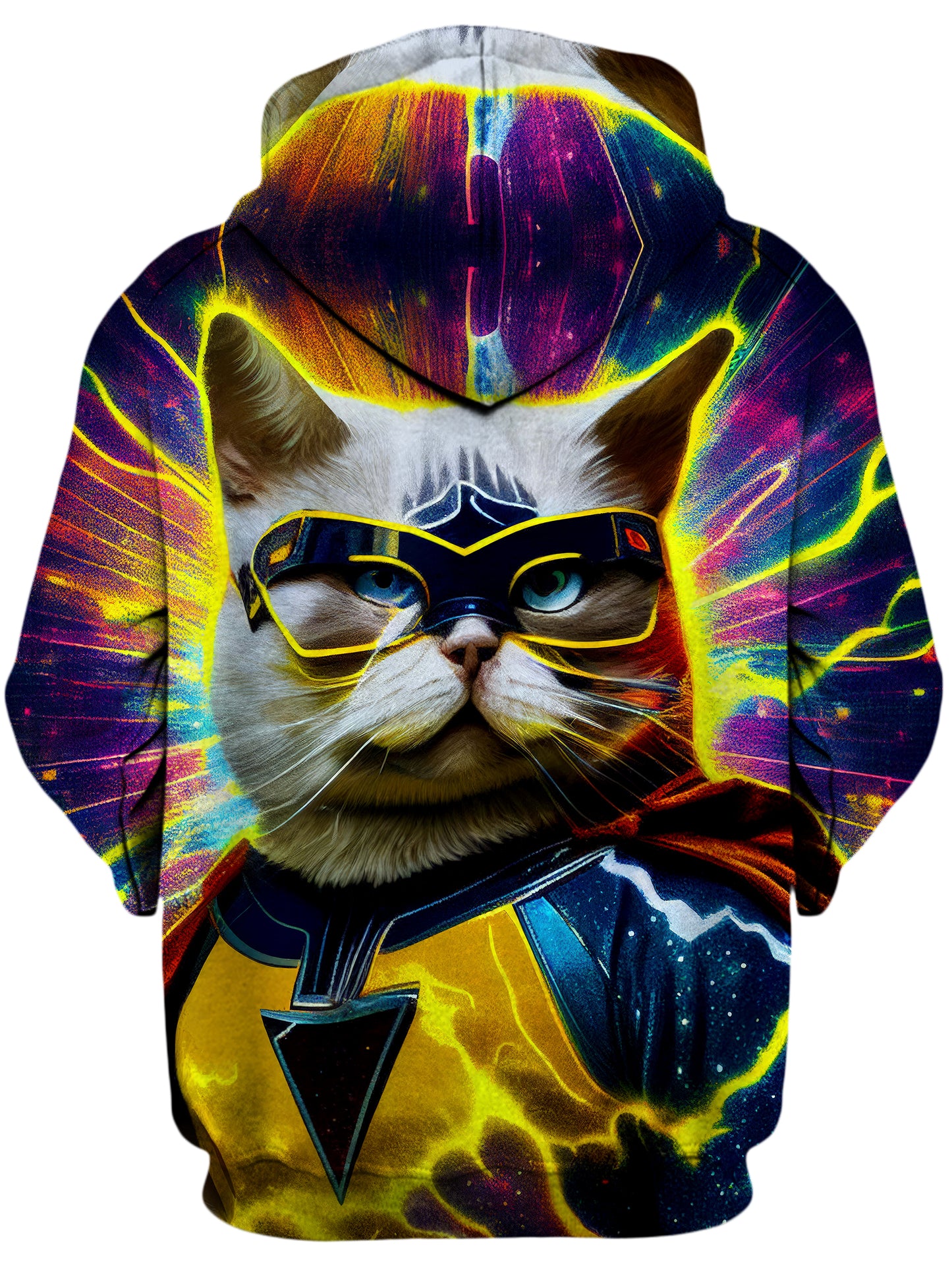 Cat Hero Unisex Zip-Up Hoodie, iEDM, | iEDM