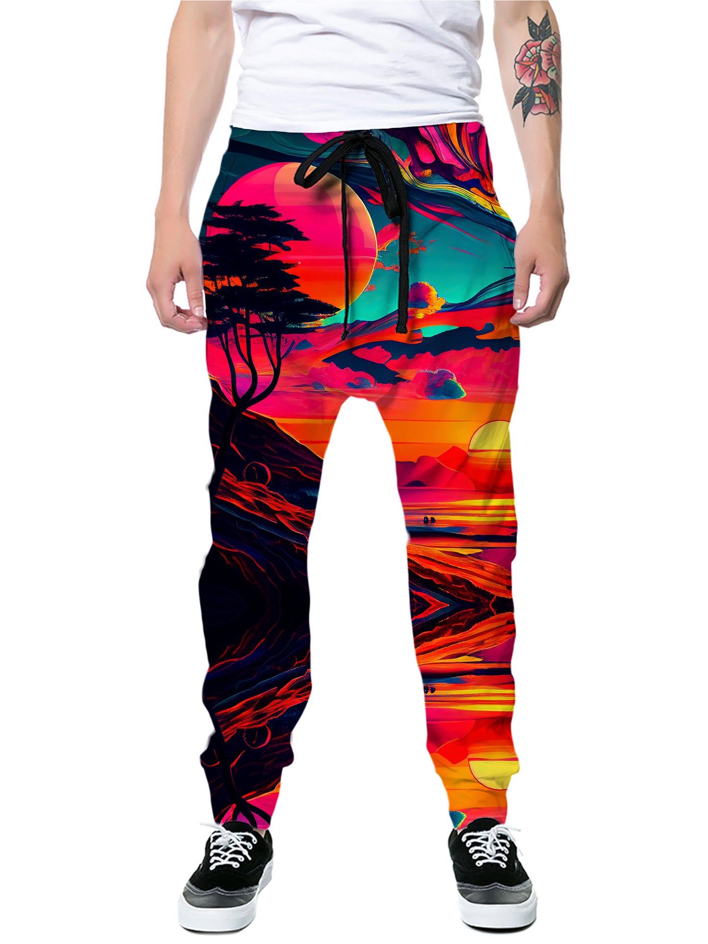 Sunset Melt Zip-Up Hoodie and Joggers Combo, iEDM, | iEDM