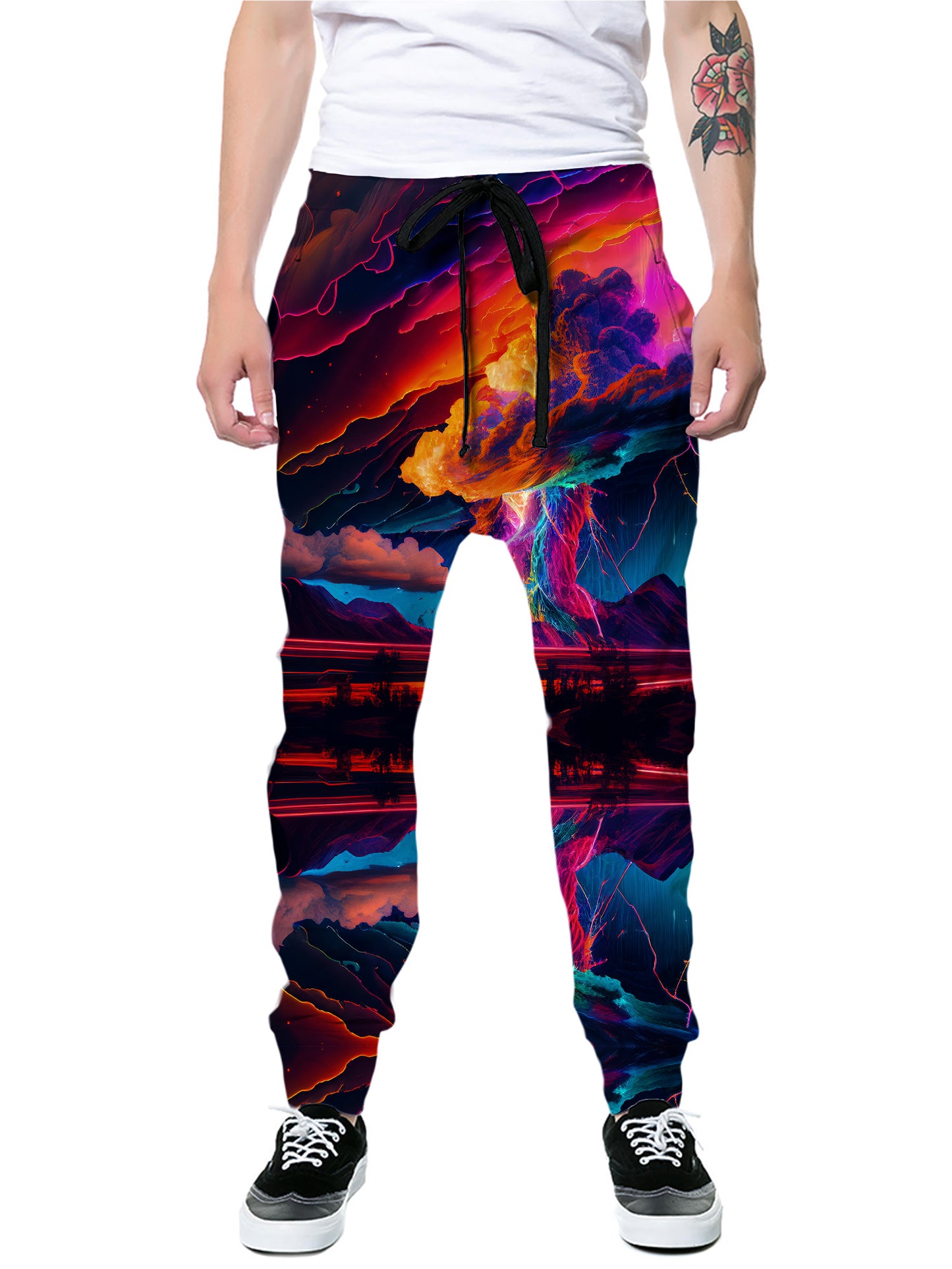 Rainbow Storm T-Shirt and Joggers Combo, iEDM, | iEDM