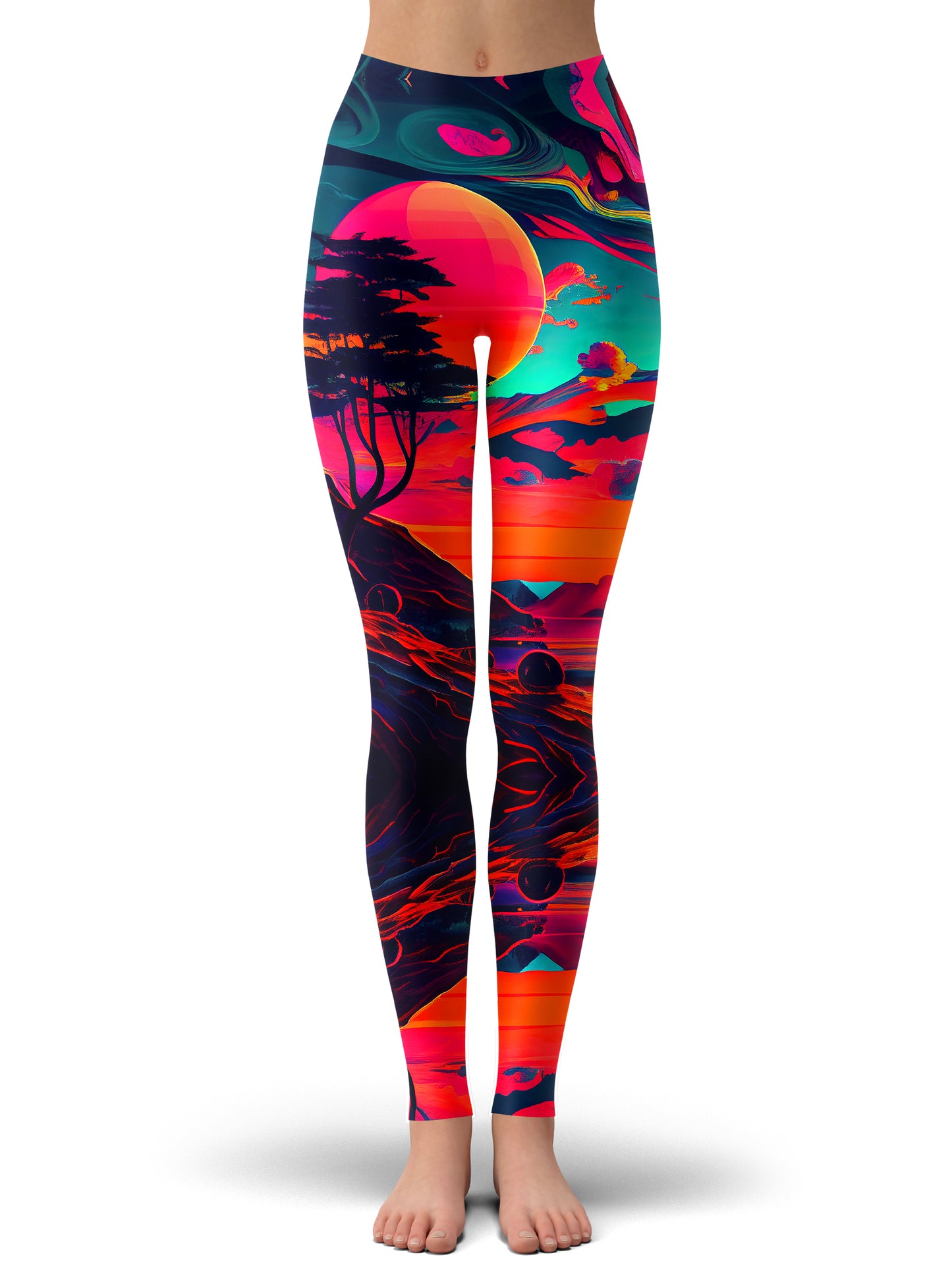 Sunset Melt Rave Bra and Leggings Combo, iEDM, | iEDM