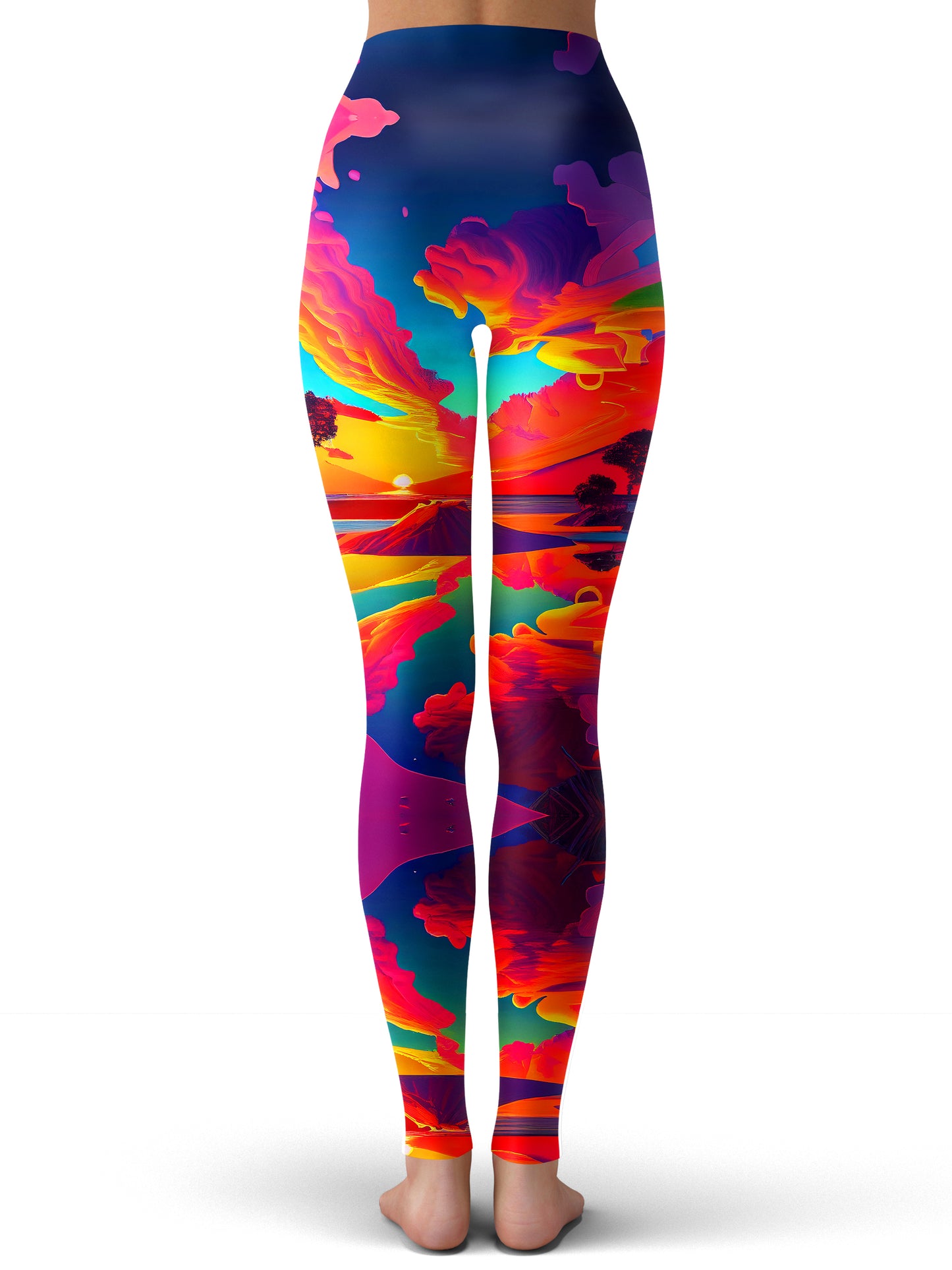 Psychedelic Sunset 03 Leggings, iEDM, | iEDM
