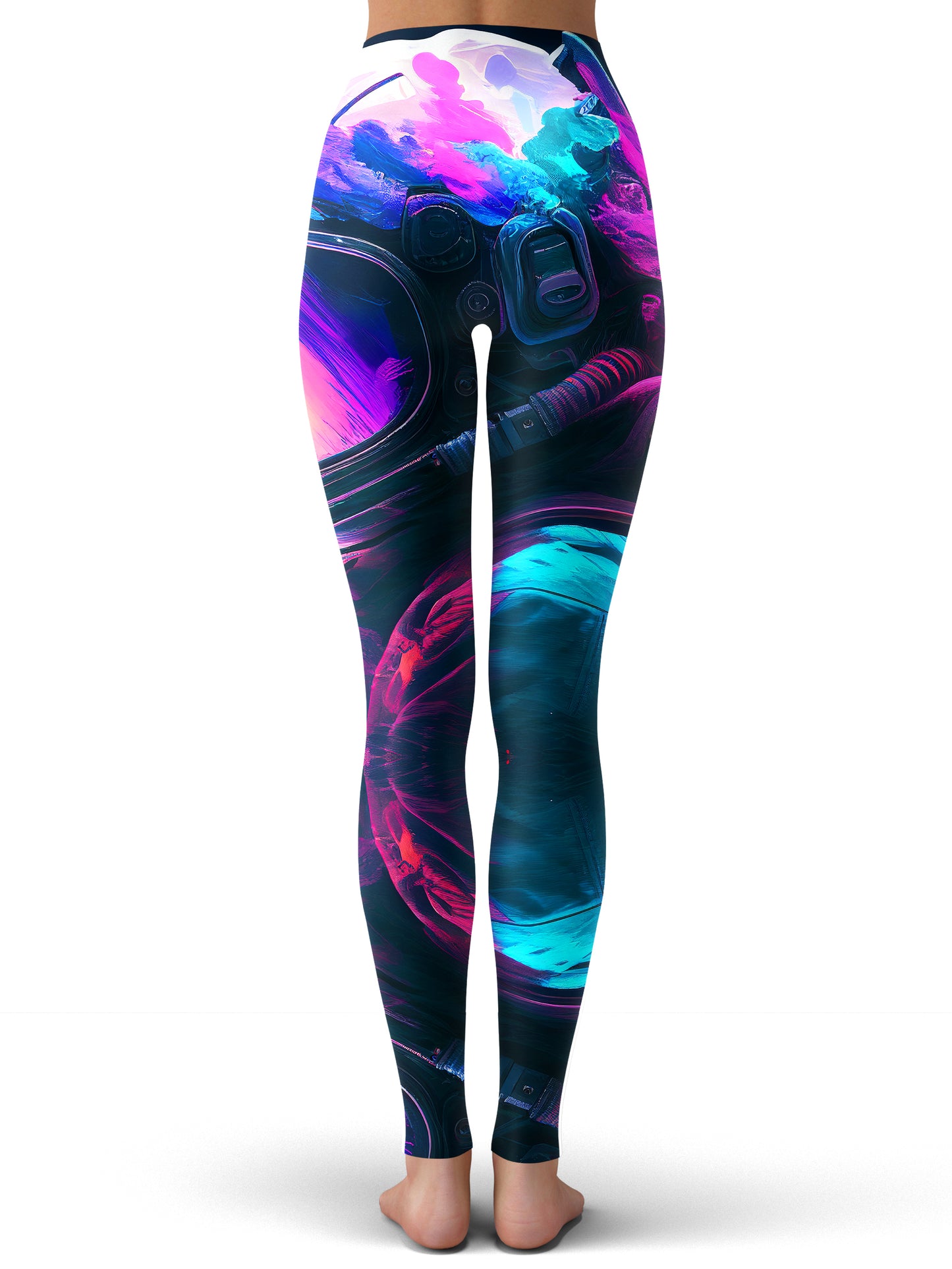 Vaporwave Astronaut 01 Leggings, iEDM, | iEDM