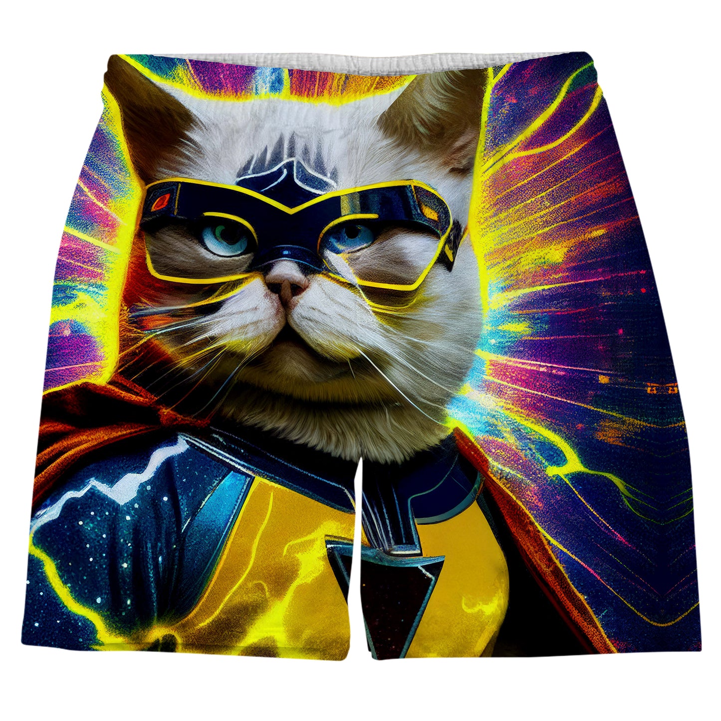 Cat Hero Men's Tank and Shorts Combo, iEDM, | iEDM
