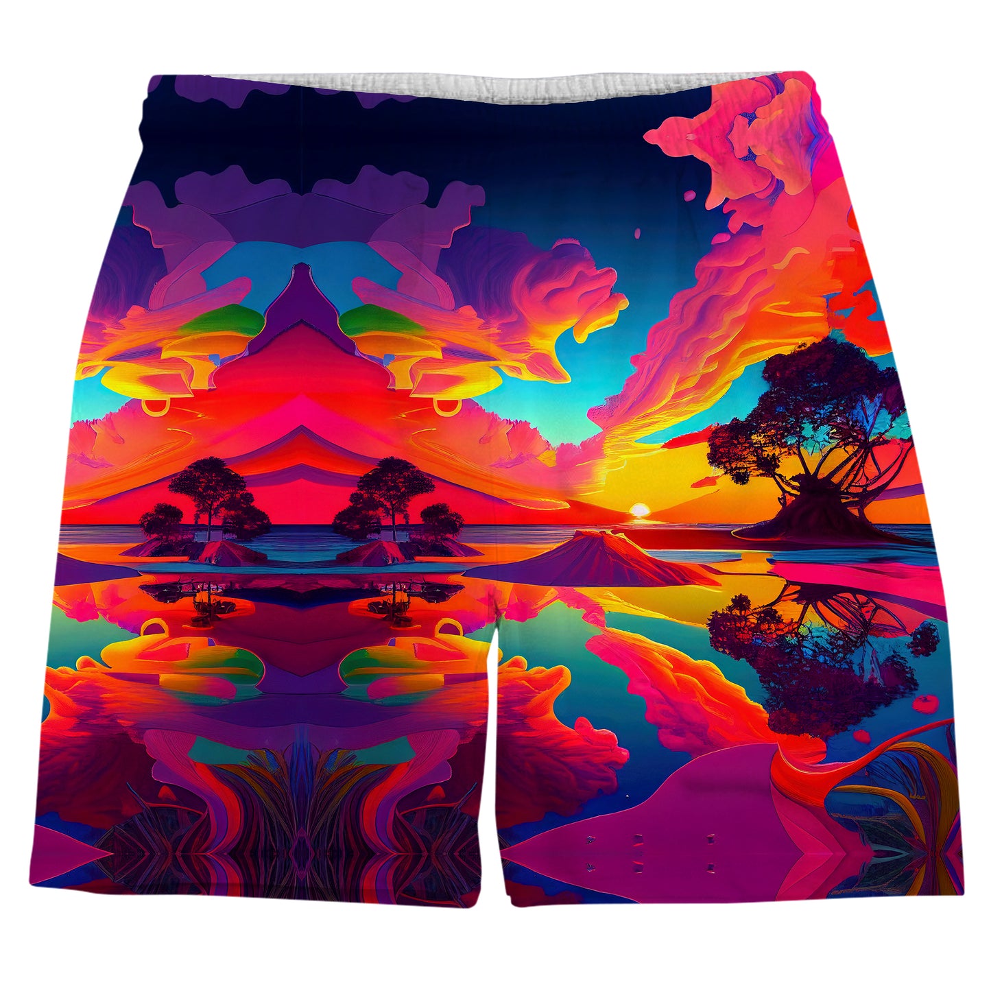 Psychedelic Sunset 03 Weekend Shorts, iEDM, | iEDM