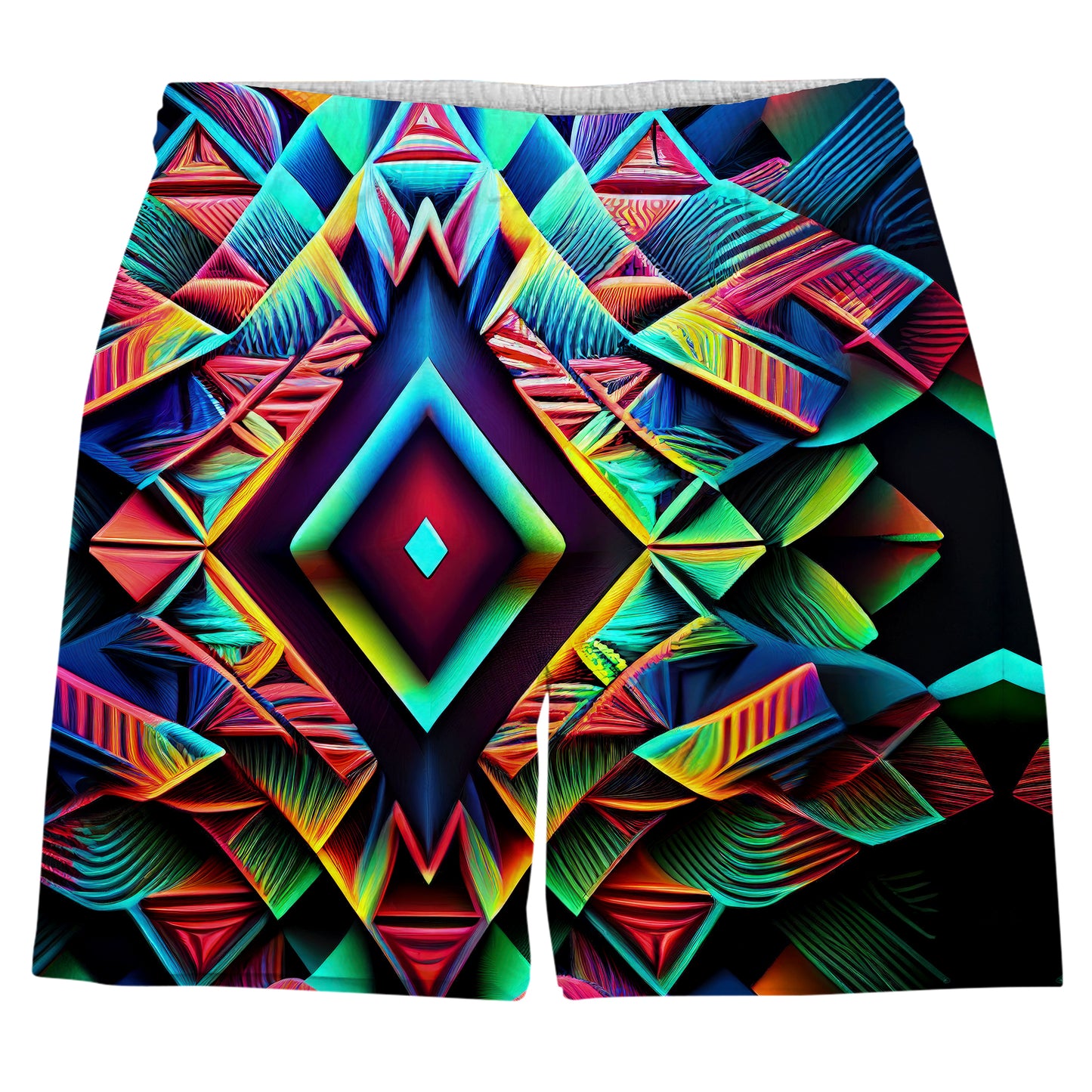 Psychedelic Tribal Men's Tank and Shorts Combo, iEDM, | iEDM