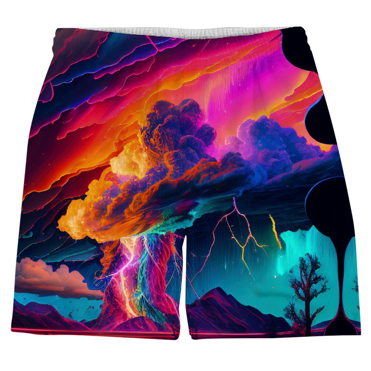 Rainbow Storm T-Shirt and Shorts Combo, iEDM, | iEDM