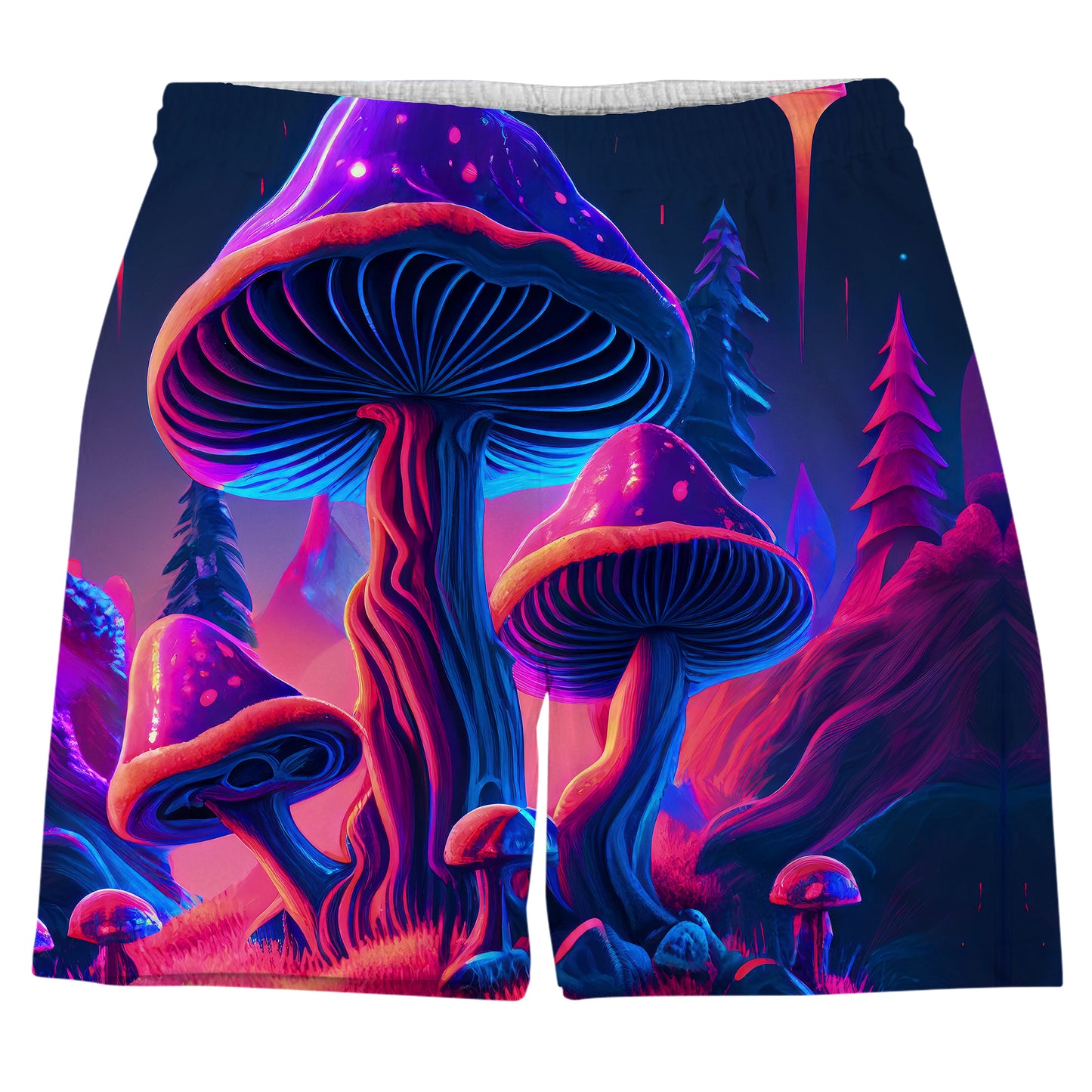 Shroom Trip Men's Tank and Shorts Combo, iEDM, | iEDM