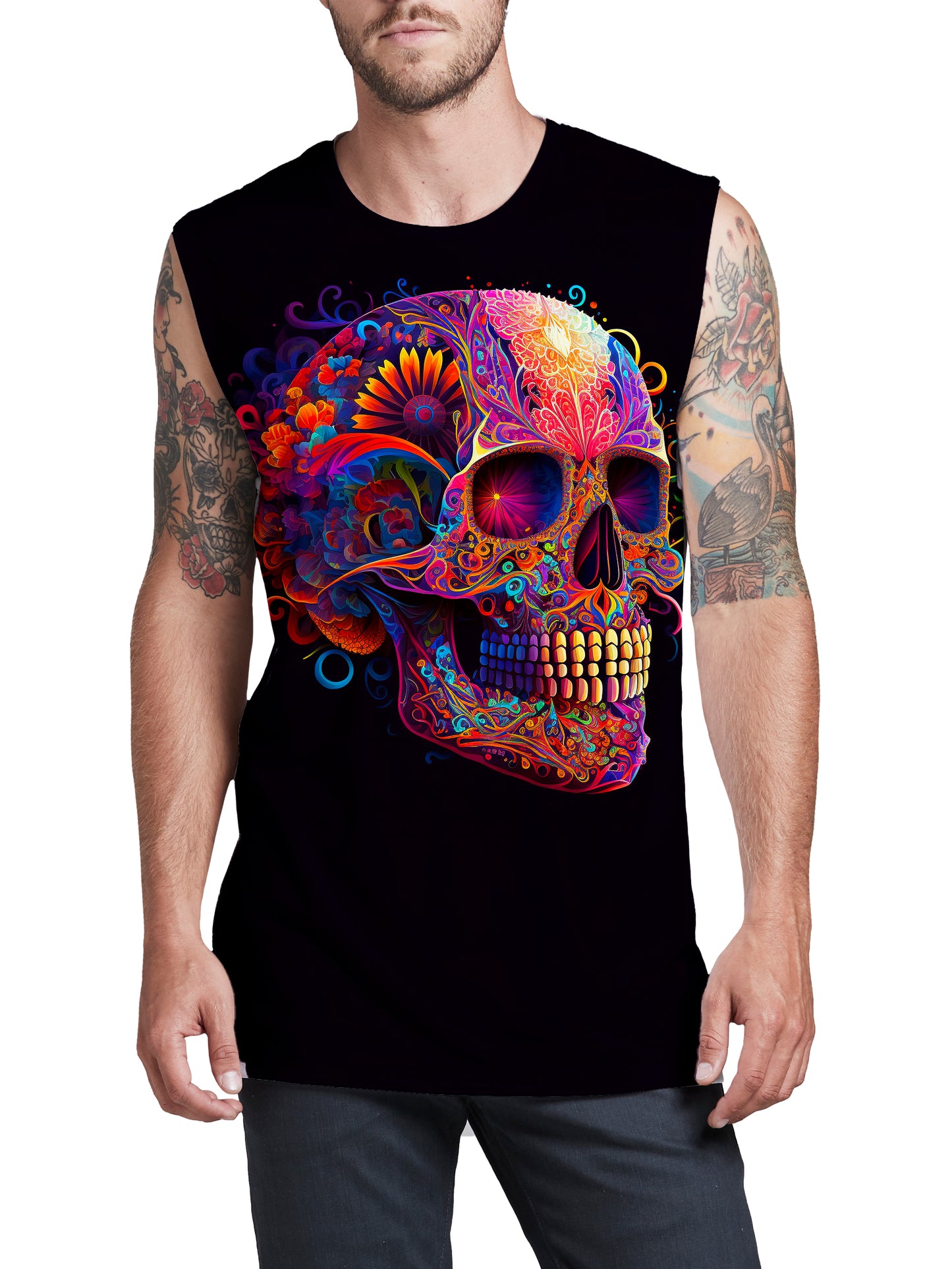 DOTD Skull Men's Muscle Tank, iEDM, | iEDM