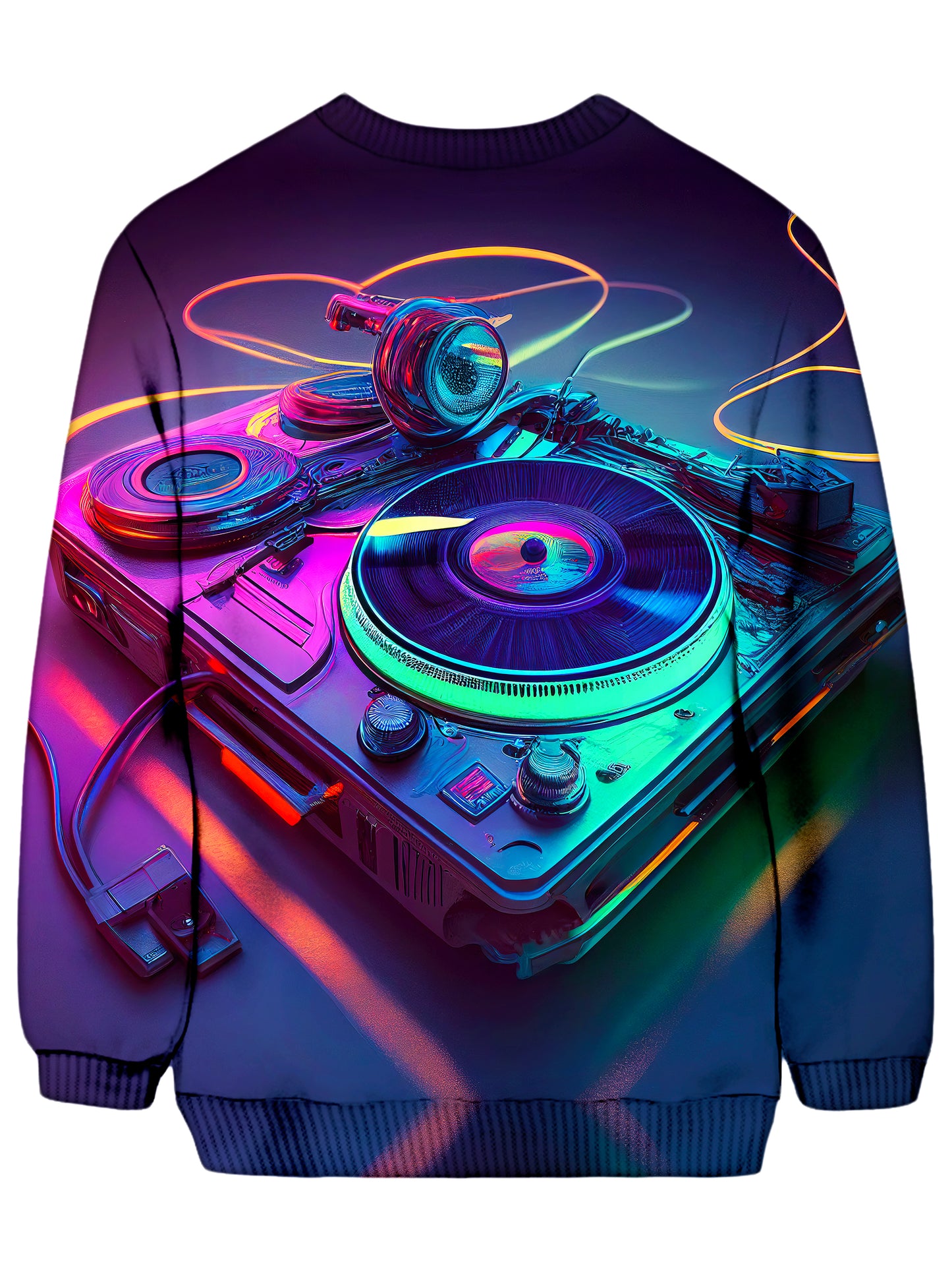 Neon Turntables Sweatshirt, iEDM, | iEDM