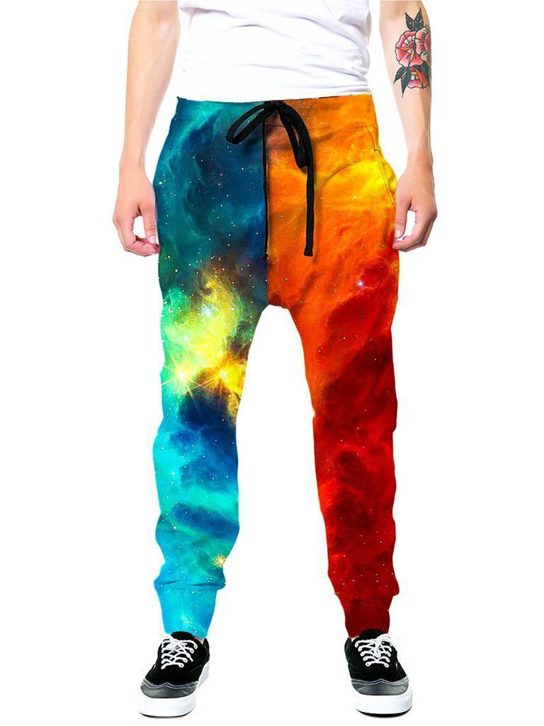 Fire and Ice Galaxy Hoodie and Joggers Combo, iEDM, | iEDM