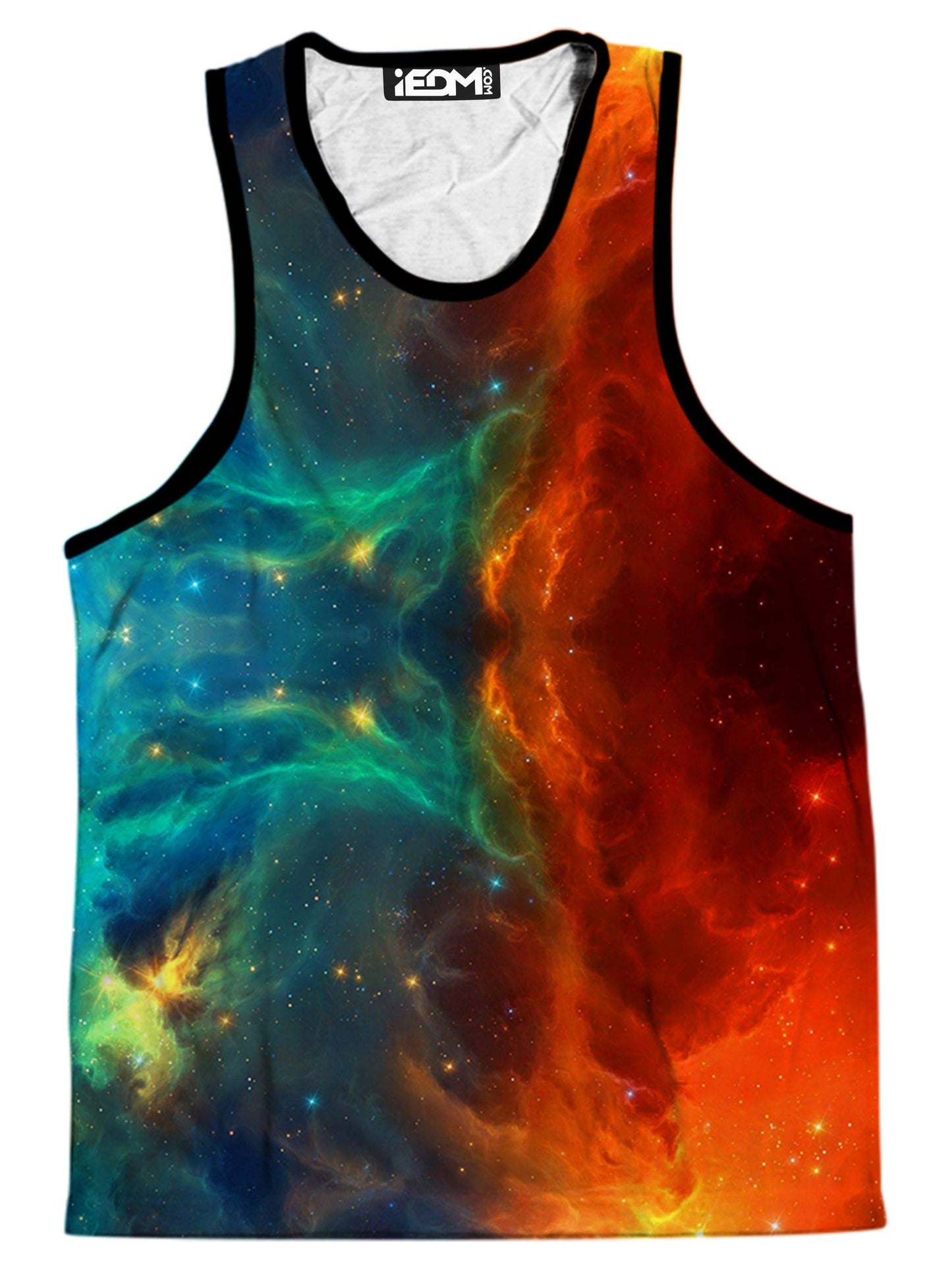 Fire And Ice Galaxy Men's Tank, iEDM, | iEDM