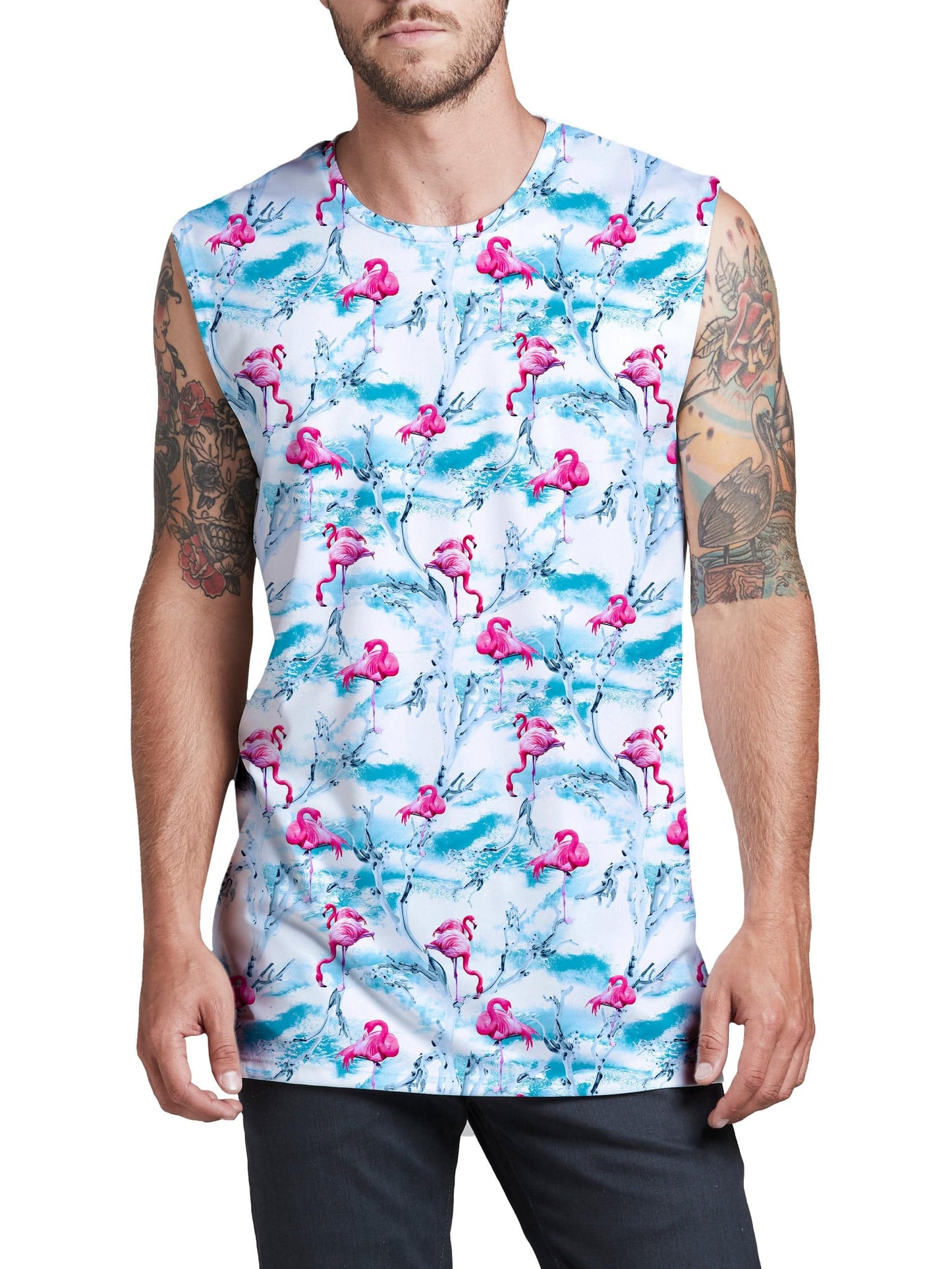 Flamingos Men's Muscle Tank, iEDM, | iEDM