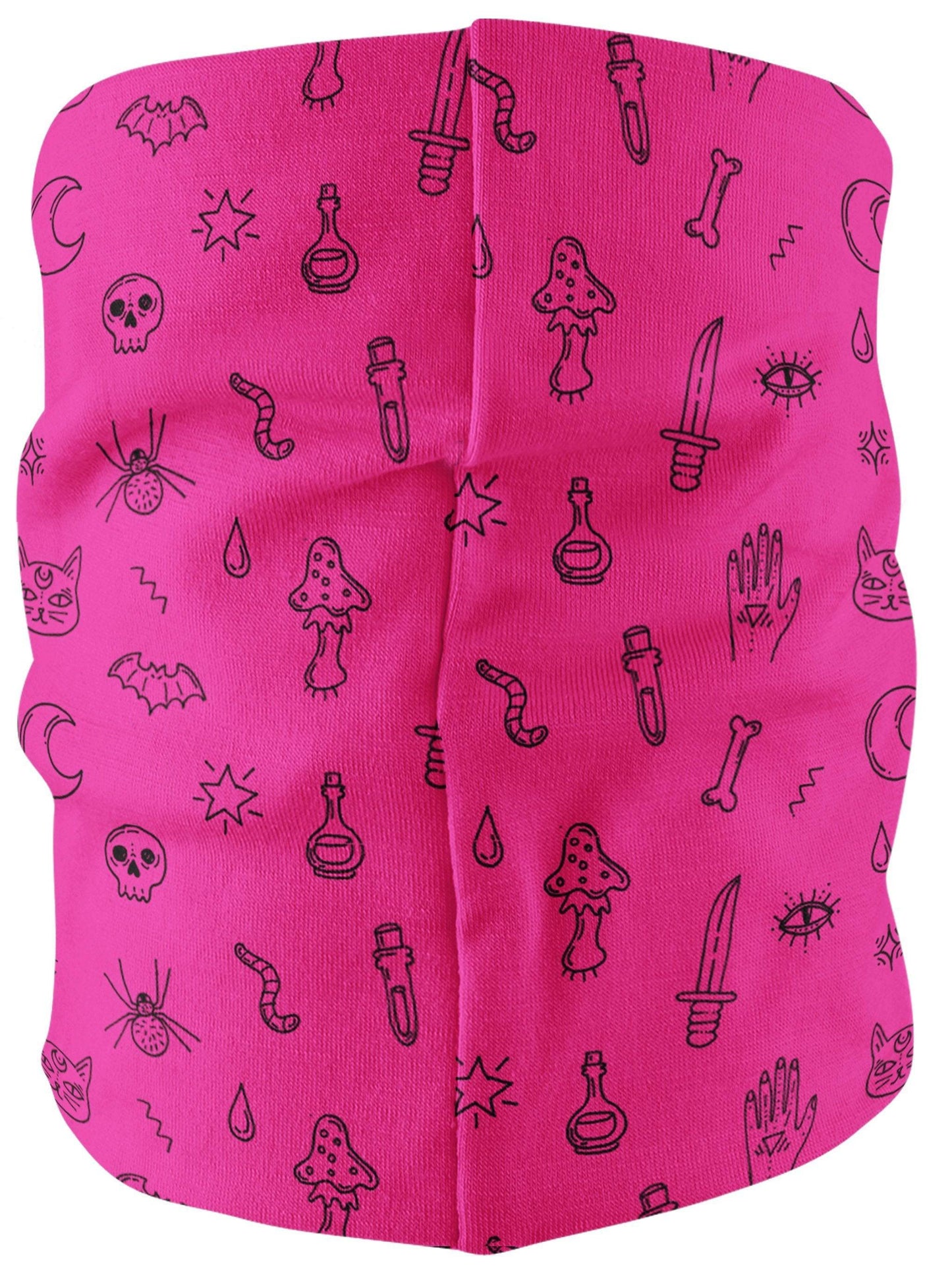 Pink Pattern Bandana Mask, iEDM, | iEDM