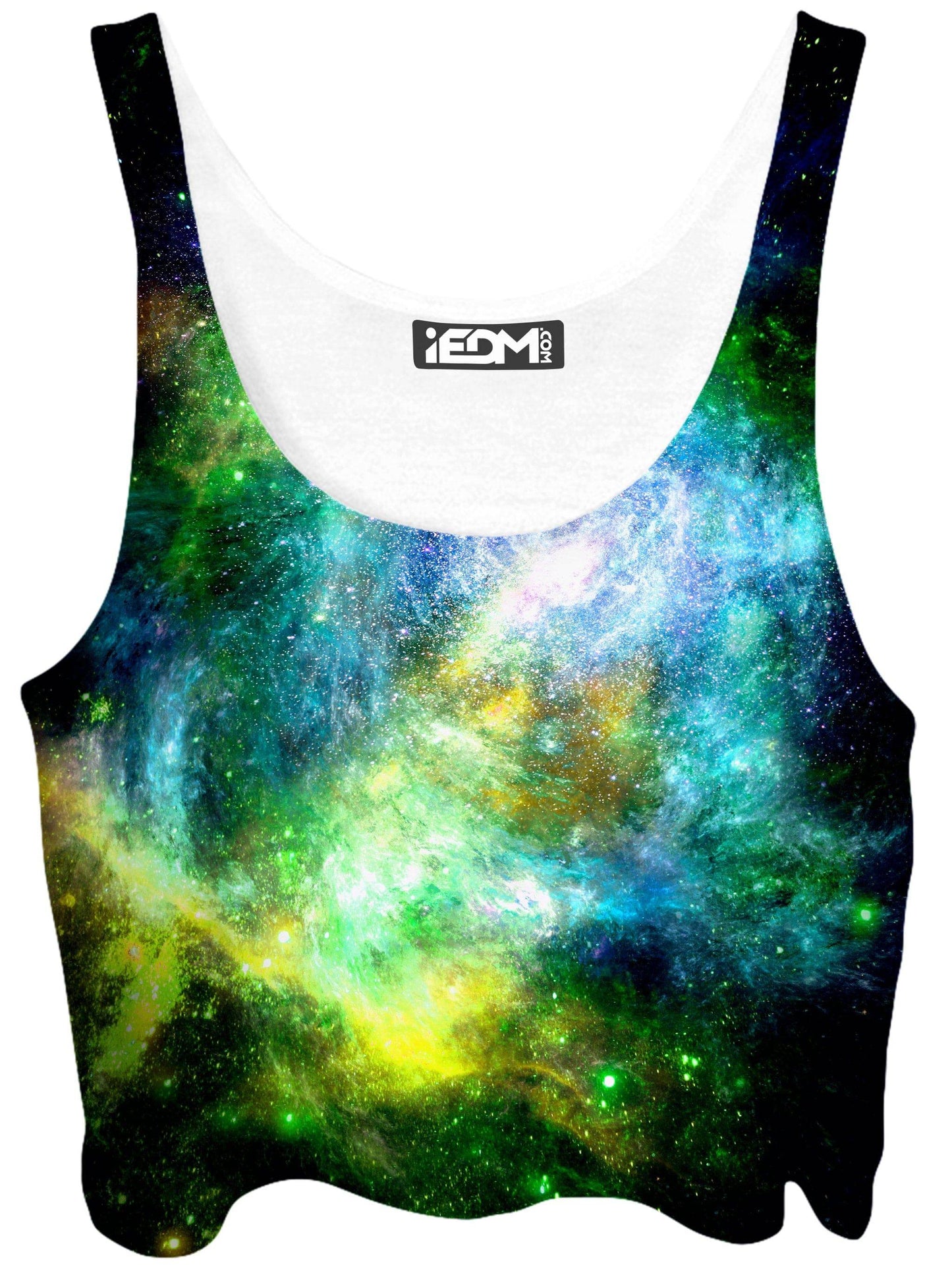 Green Psychedelic Nebula Crop Top JTT, Jordan Rys, | iEDM