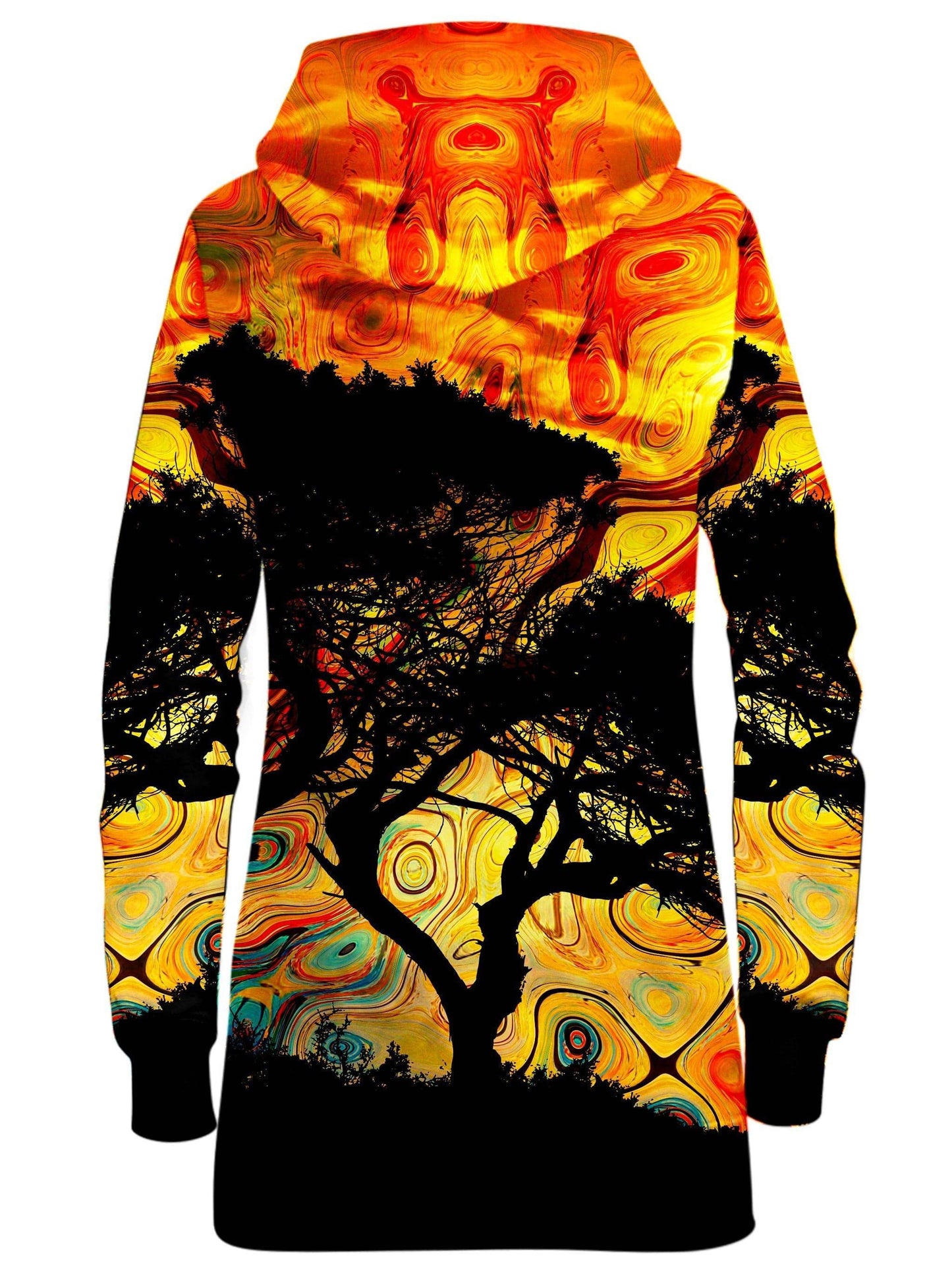 African Sun Hoodie Dress, Lucid Eye Studios, | iEDM