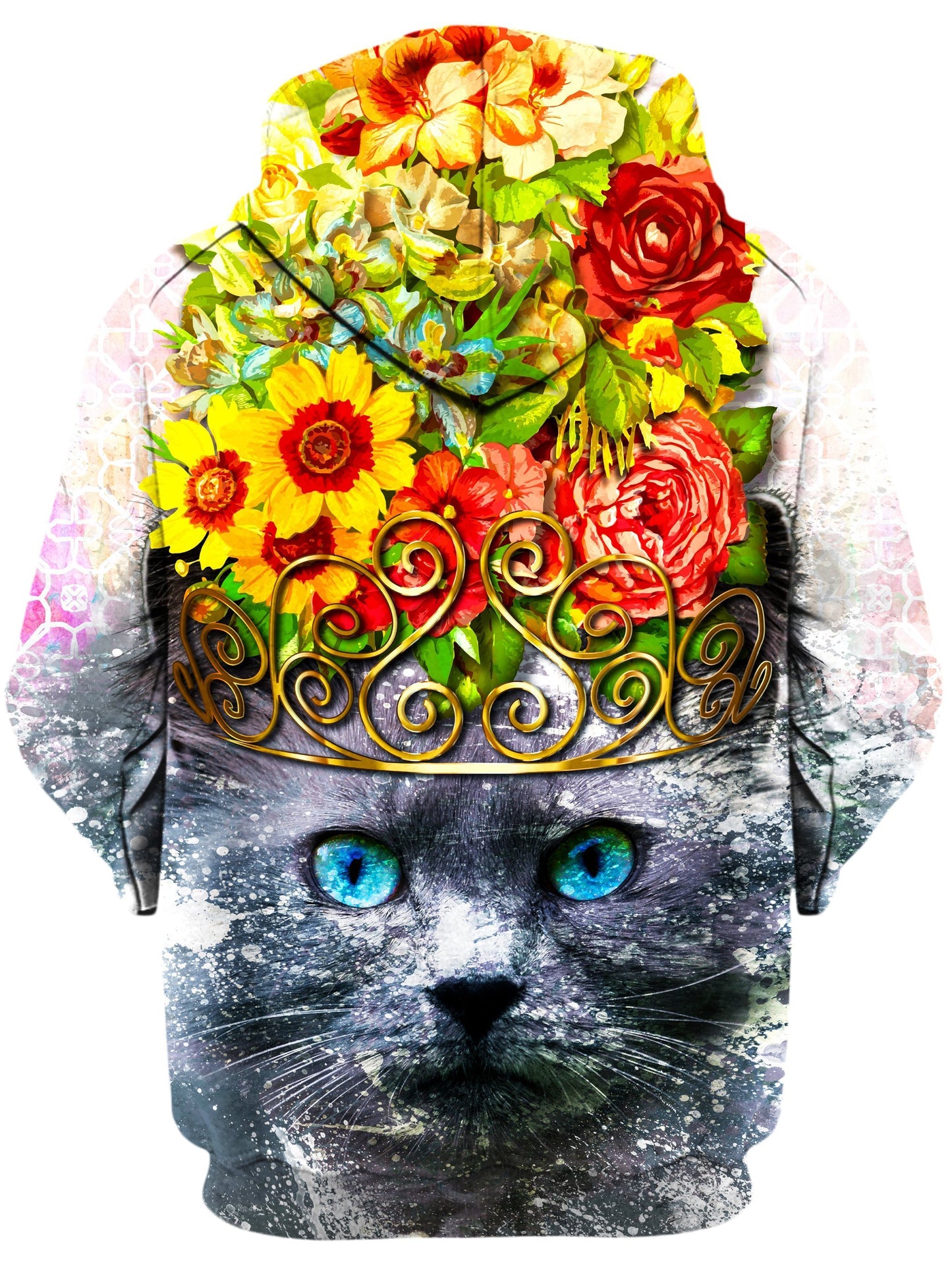 Finest Feline Unisex Zip-Up Hoodie, Lucid Eye Studios, | iEDM