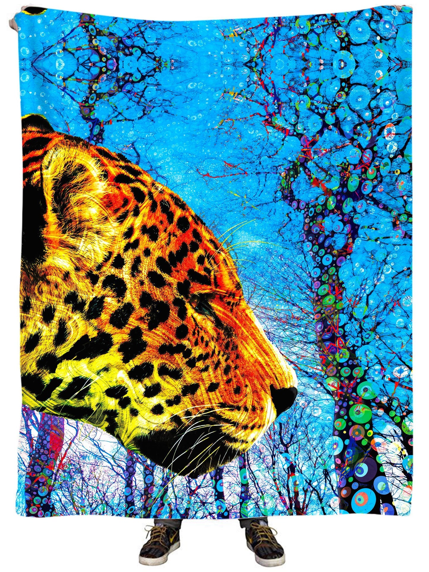 Prowling Paws Plush Blanket, Lucid Eye Studios, | iEDM