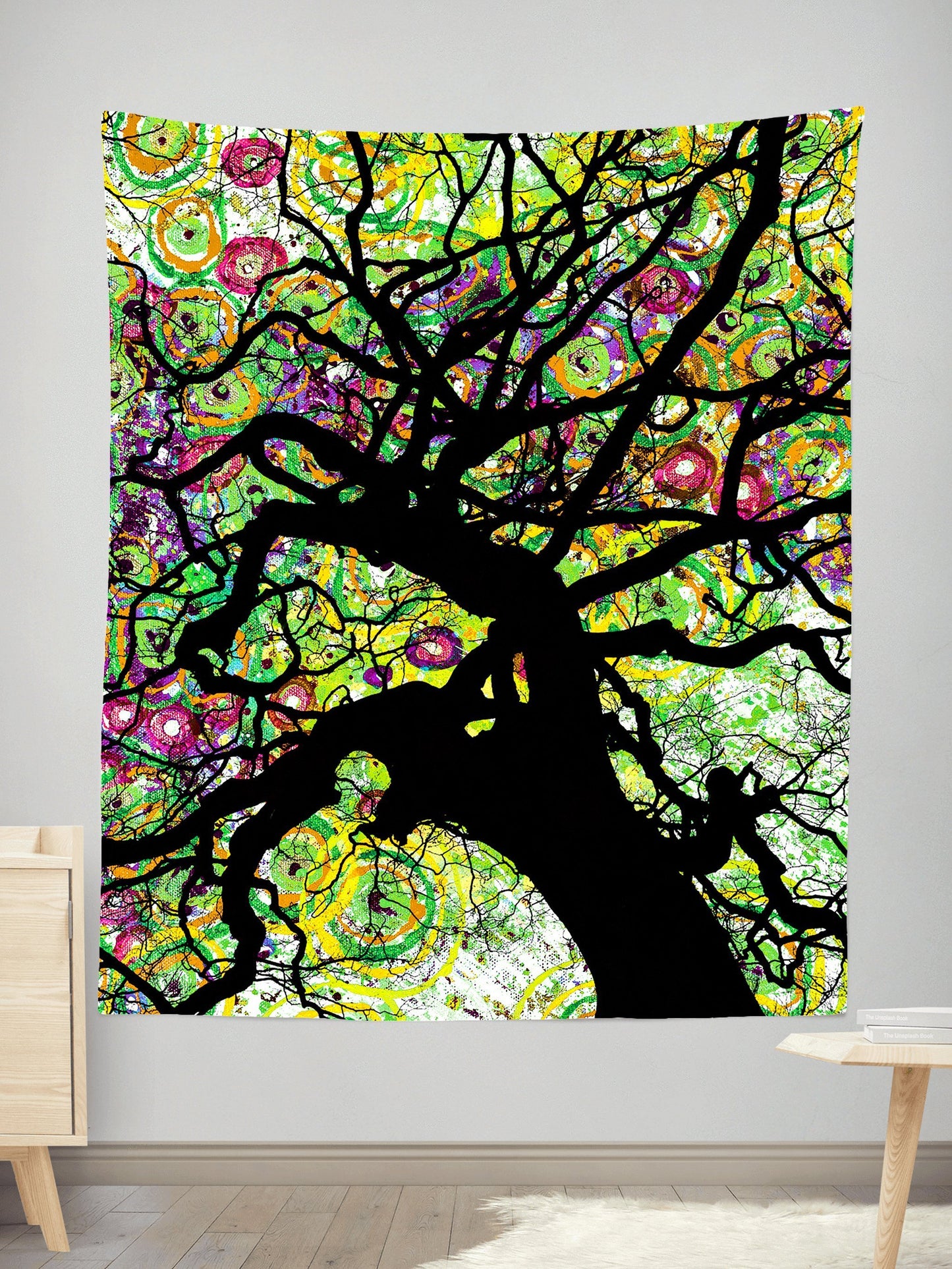 Radial Roots Tapestry, Lucid Eye Studios, | iEDM