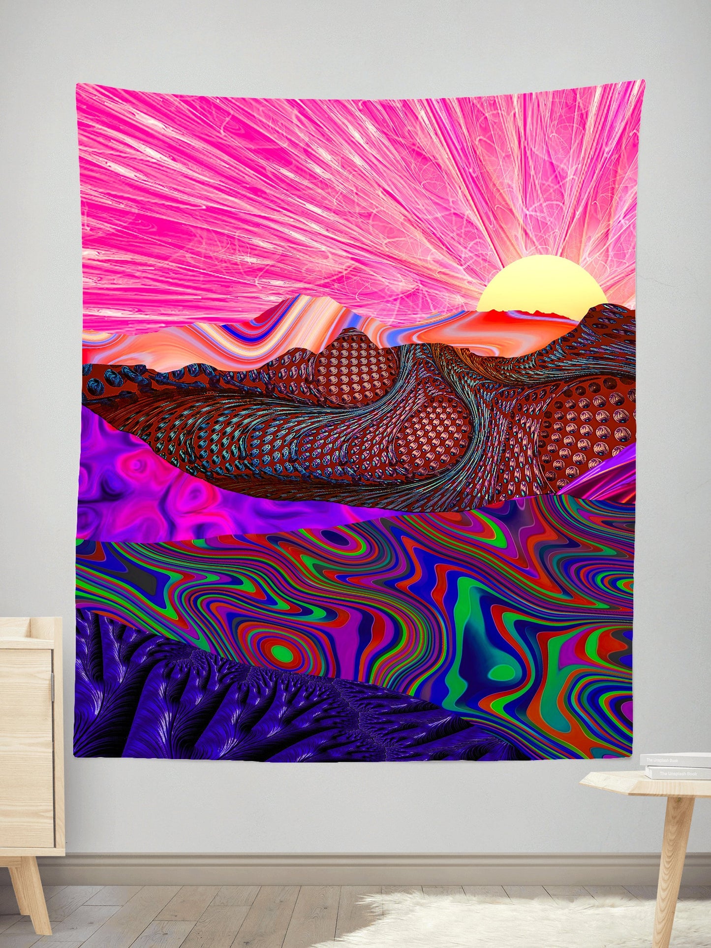 Trippy Trek Tapestry, Lucid Eye Studios, | iEDM
