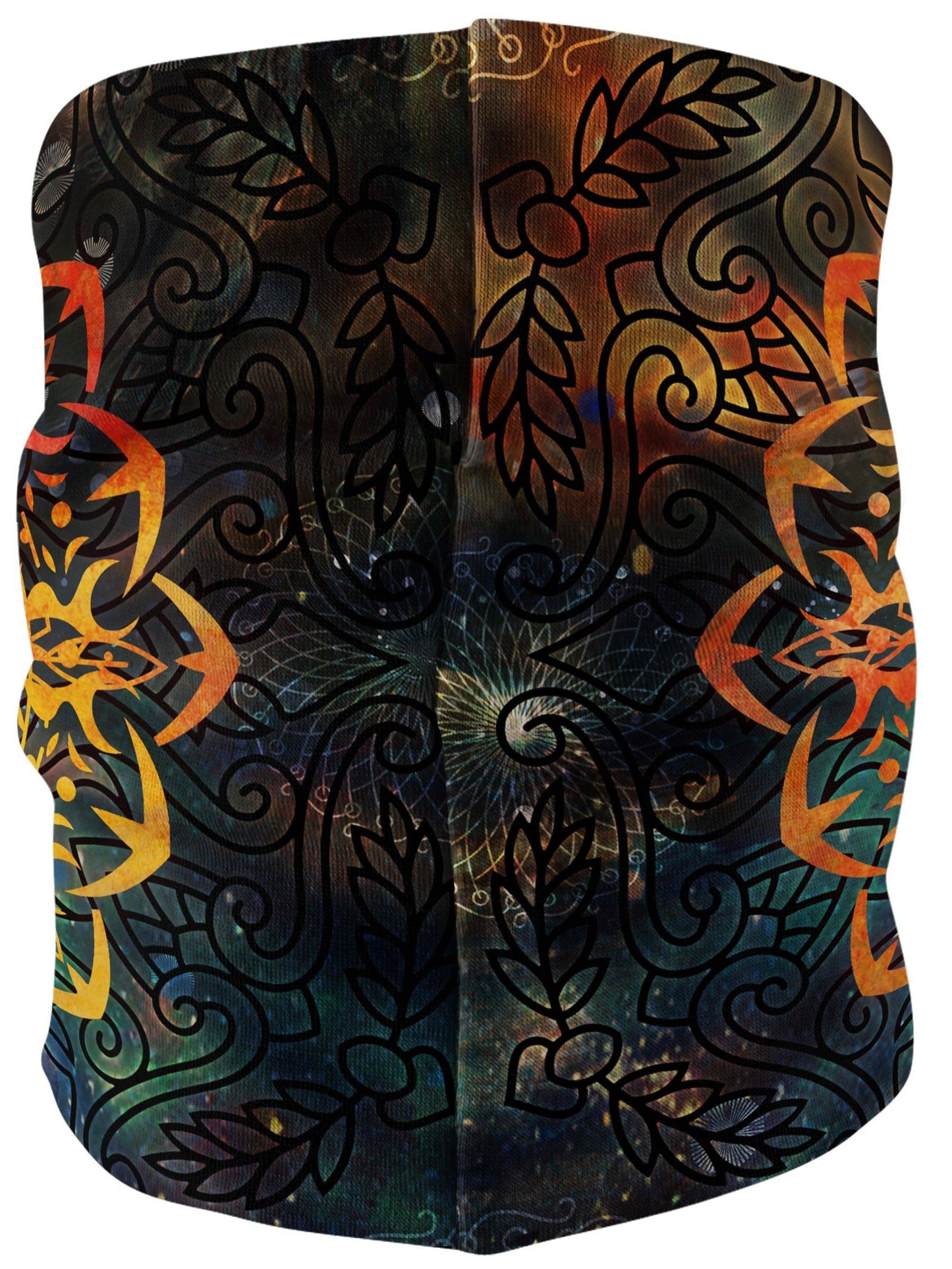 Fire Ornament Bandana Mask, MCAshe Spiritual Art, | iEDM