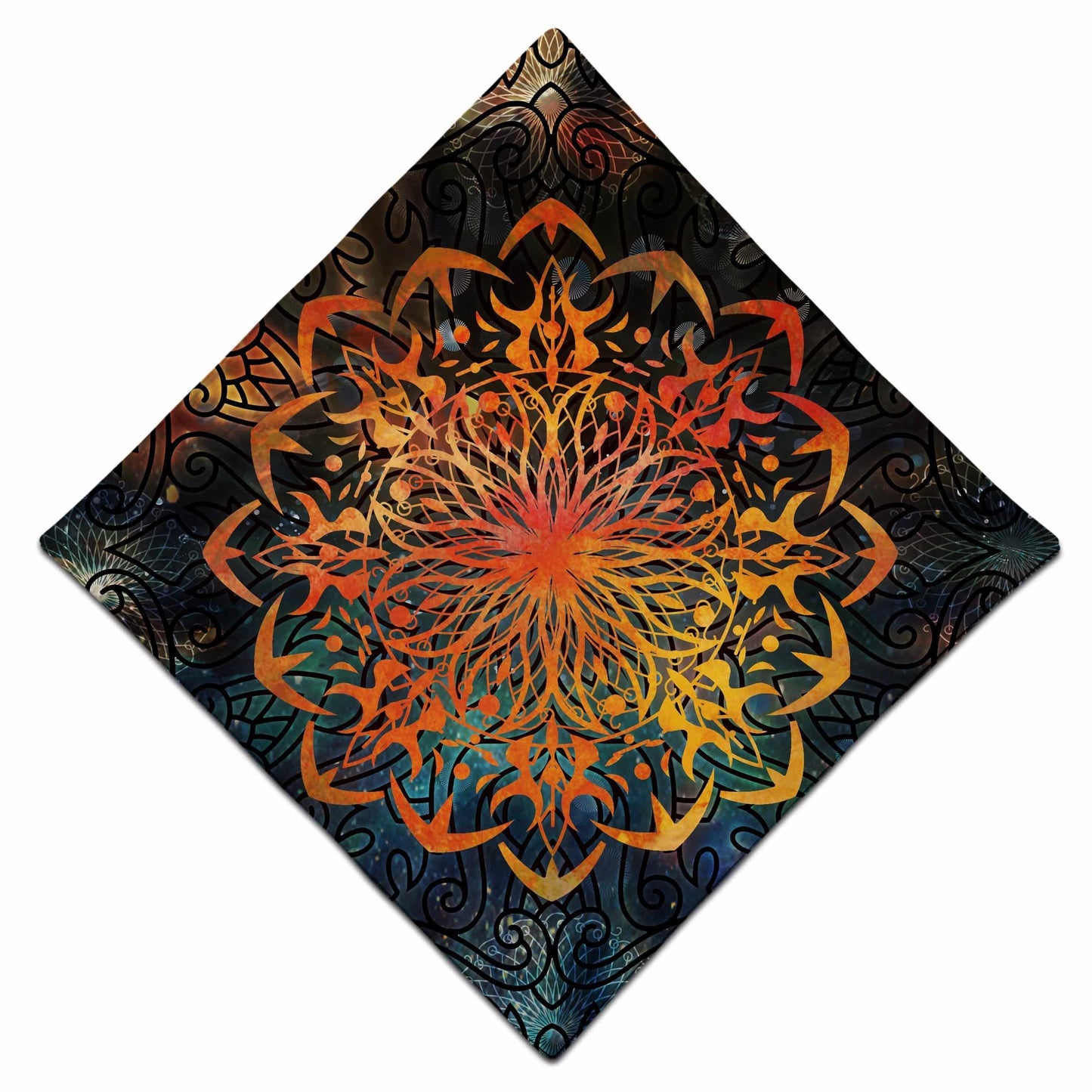 Fire Ornament Bandana, MCAshe Spiritual Art, | iEDM