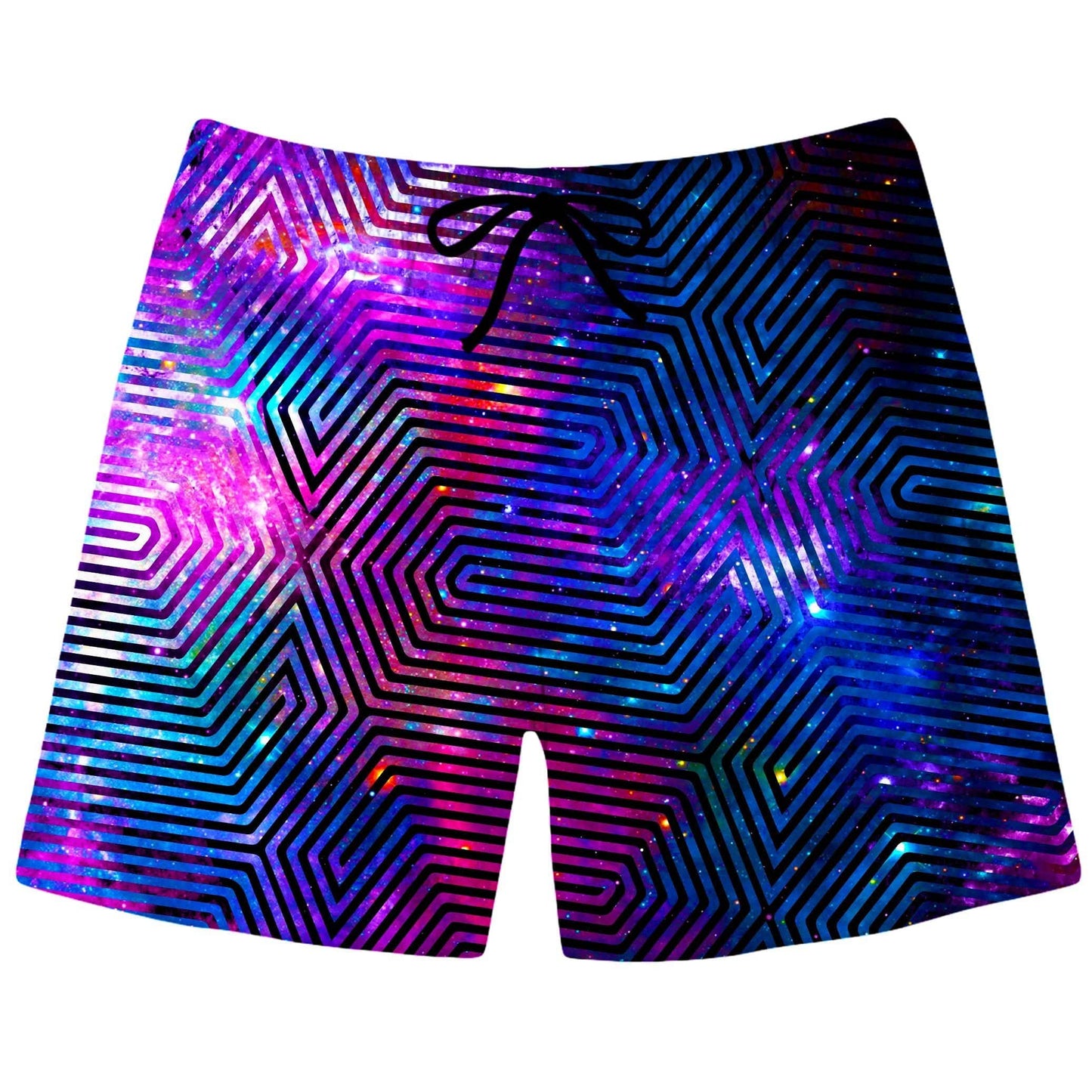Celestial Finger Print Swim Trunks, Noctum X Truth, | iEDM
