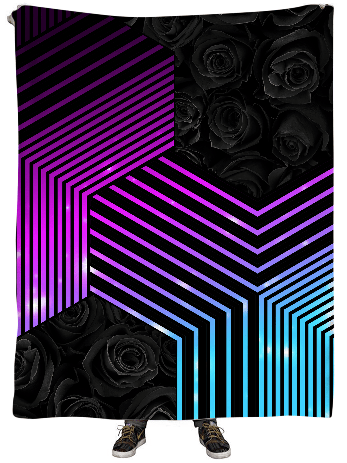 Connected Hex Plush Blanket, Noctum X Truth, | iEDM