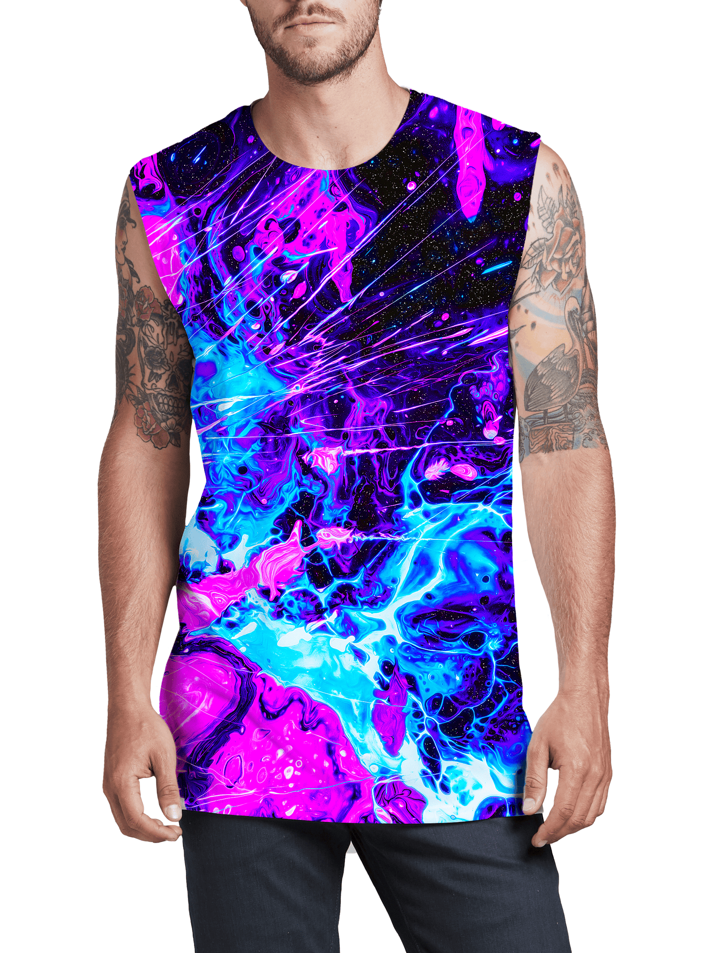 Cosmic Burst Men's Muscle Tank, Noctum X Truth, | iEDM