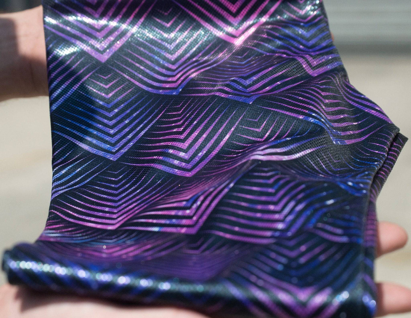 Galactic Dragon Scale Purple Foil Leggings, Noctum X Truth, | iEDM