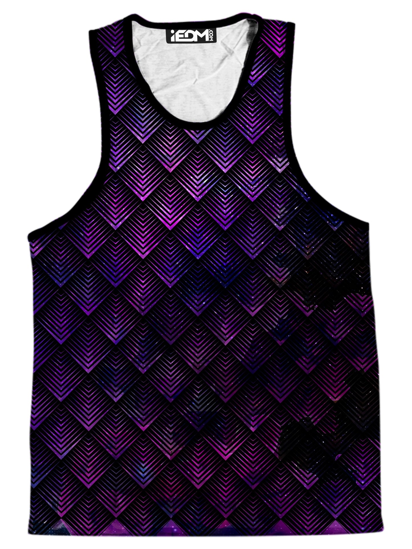Noctum X Truth Galactic Dragon Scale Purple Men's Tank - iEDM