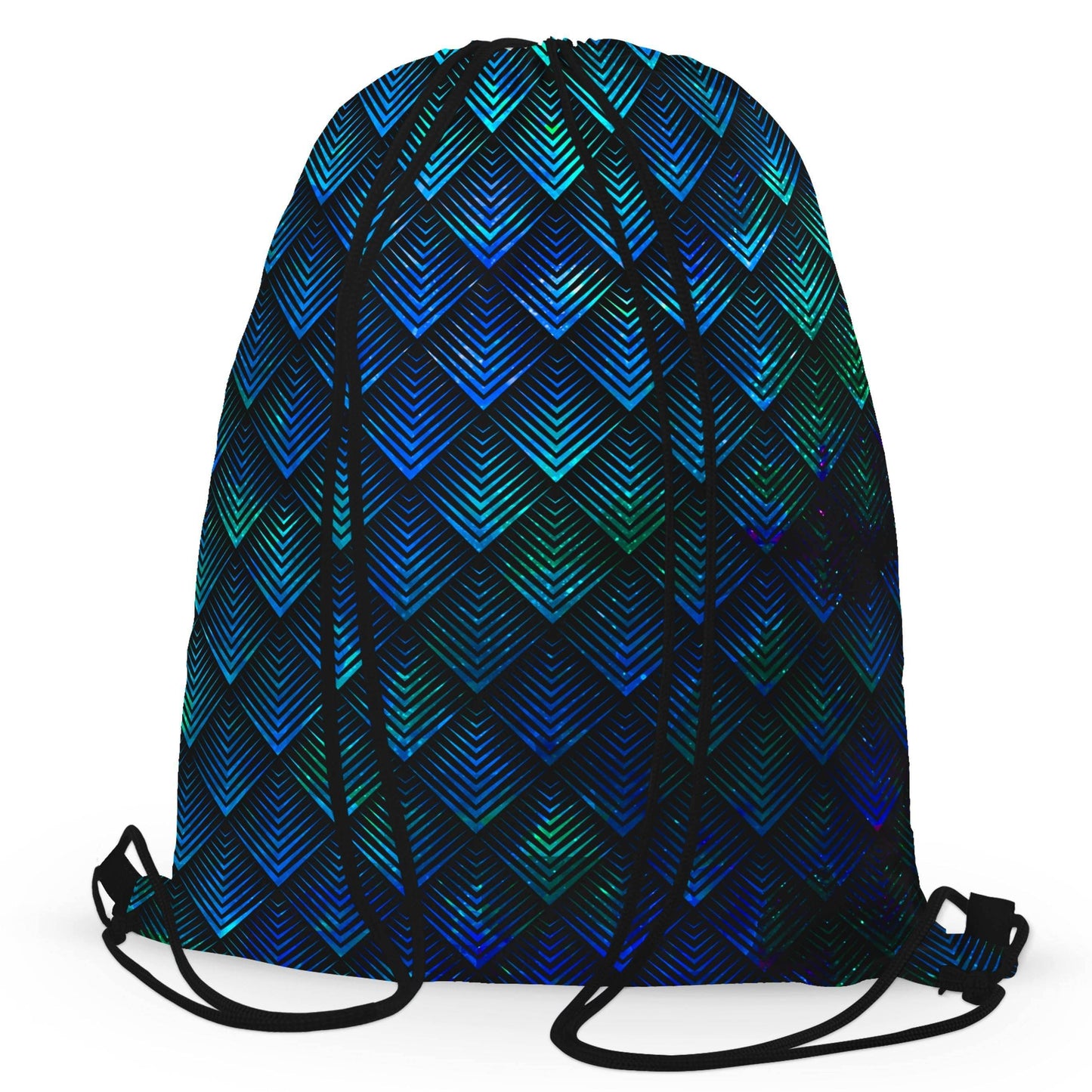 Galactic Dragon Scale Teal Drawstring Bag, Noctum X Truth, | iEDM