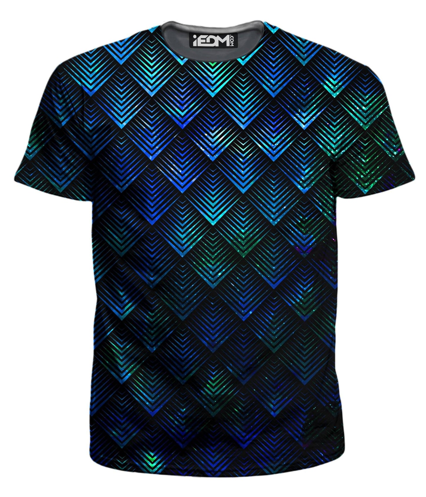 Galactic Dragon Scale Teal Men's T-Shirt, Noctum X Truth, | iEDM