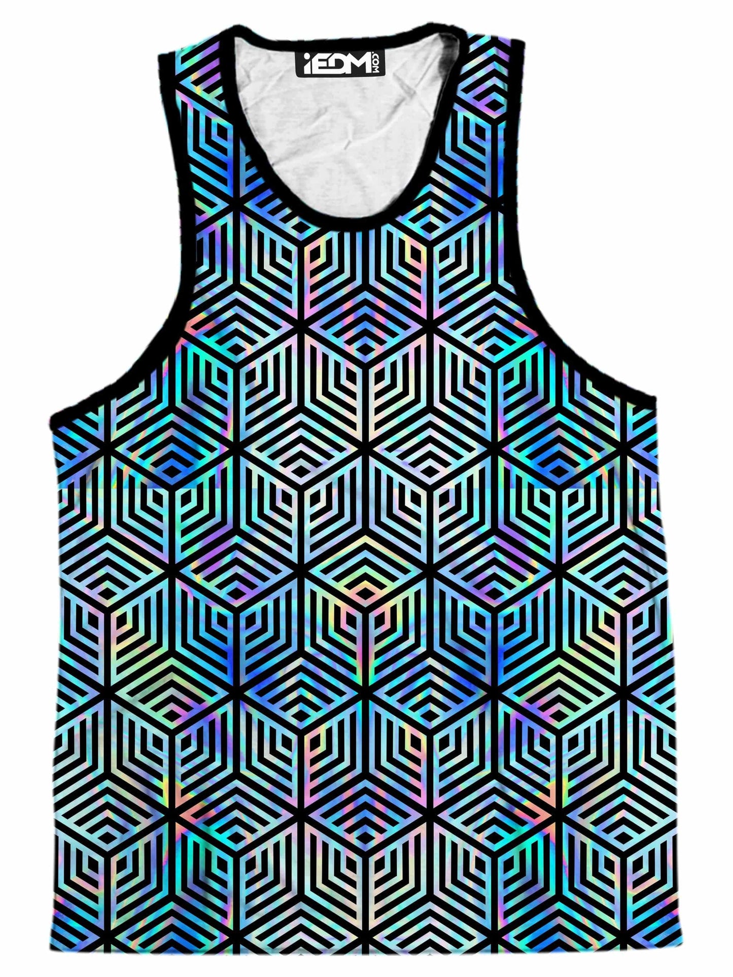 Holographic Hexagon Men's Tank, Noctum X Truth, | iEDM