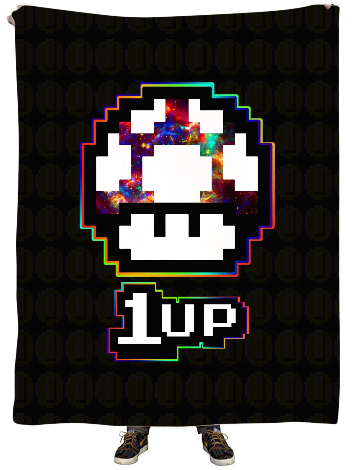 Level Up Mushroom Plush Blanket, Noctum X Truth, | iEDM
