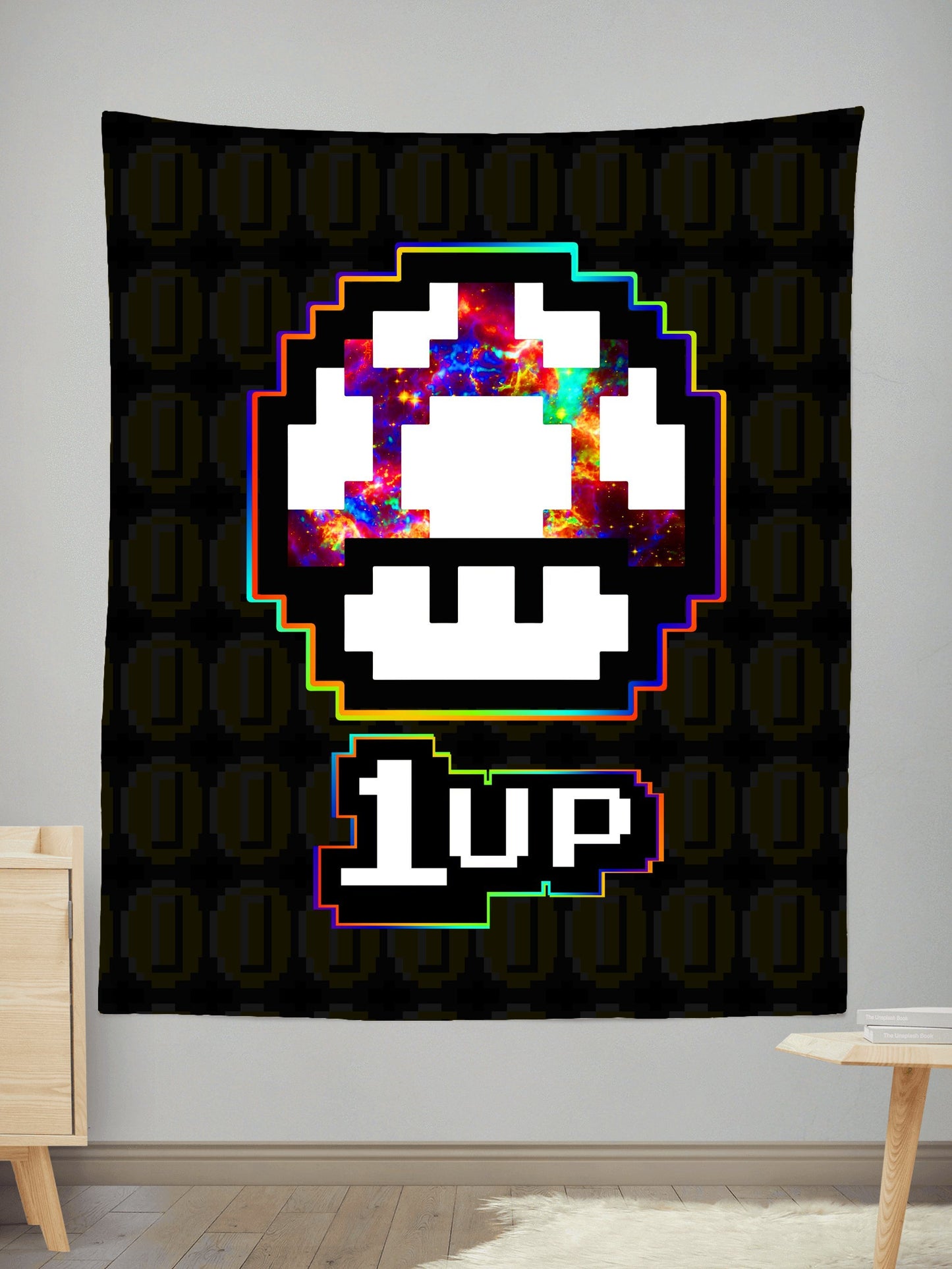 Level Up Mushroom Tapestry, Noctum X Truth, | iEDM