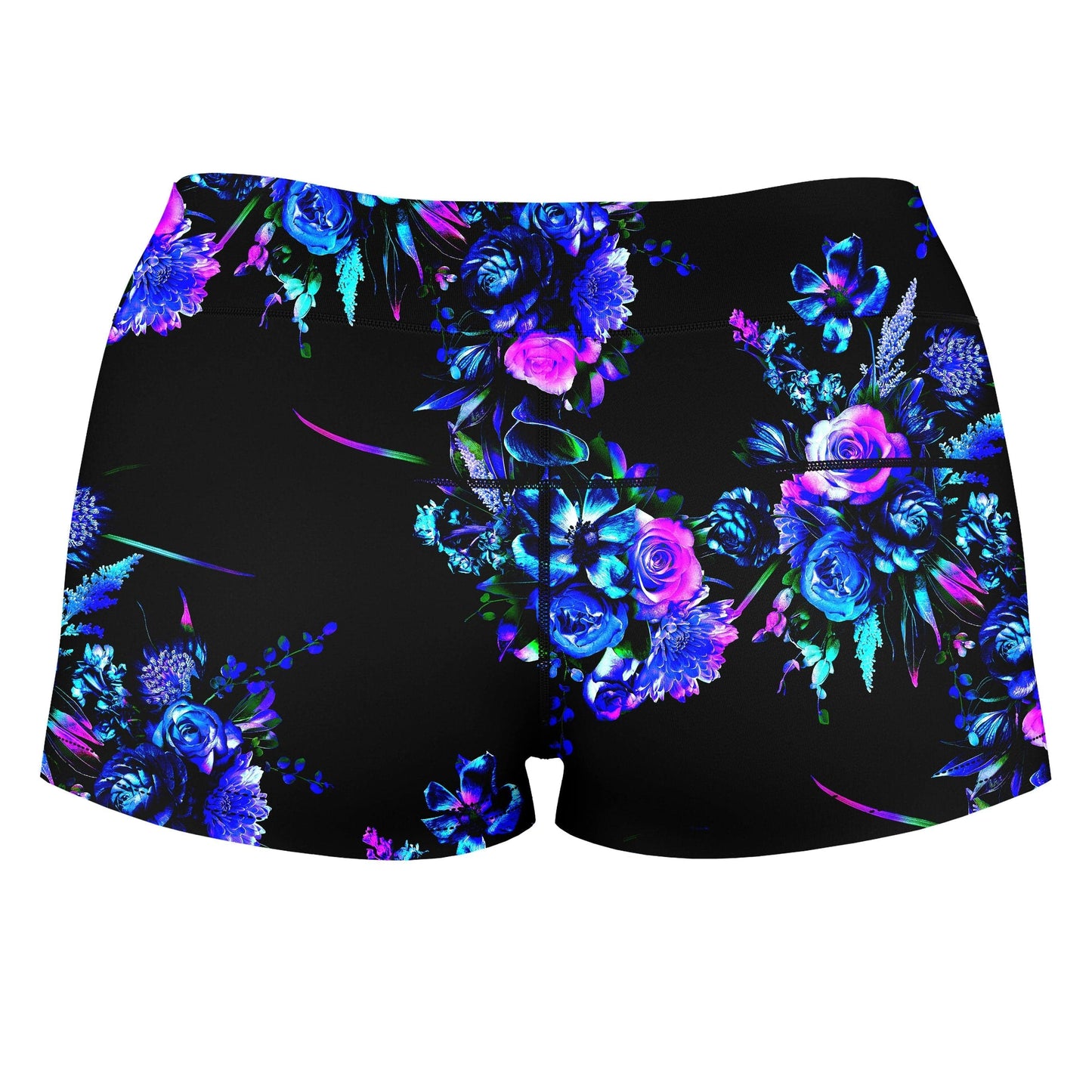 Midnight Garden High-Waisted Women's Shorts, Noctum X Truth, | iEDM