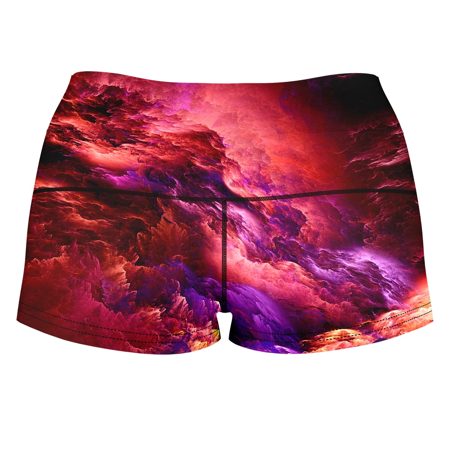 Peter's Paradise High-Waisted Women's Shorts, Noctum X Truth, | iEDM