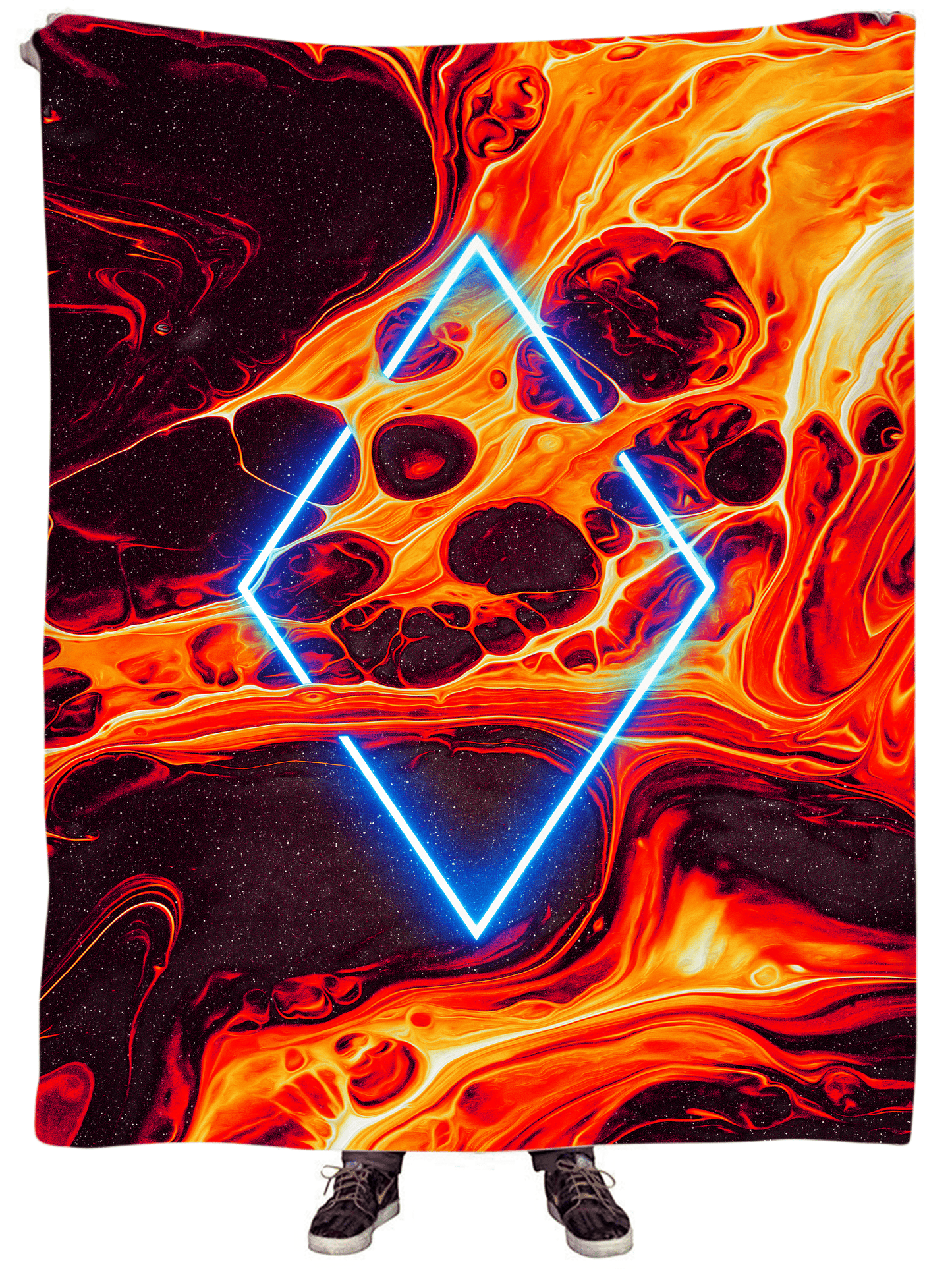 Portal Home Orange Plush Blanket, Noctum X Truth, | iEDM