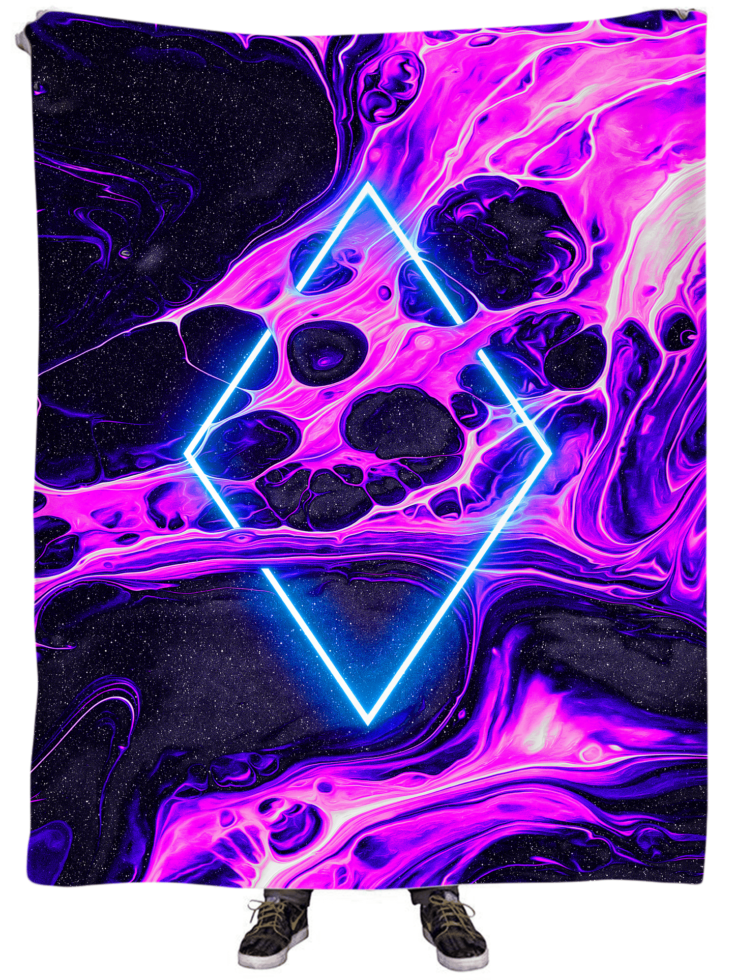 Portal Home Pink Plush Blanket, Noctum X Truth, | iEDM