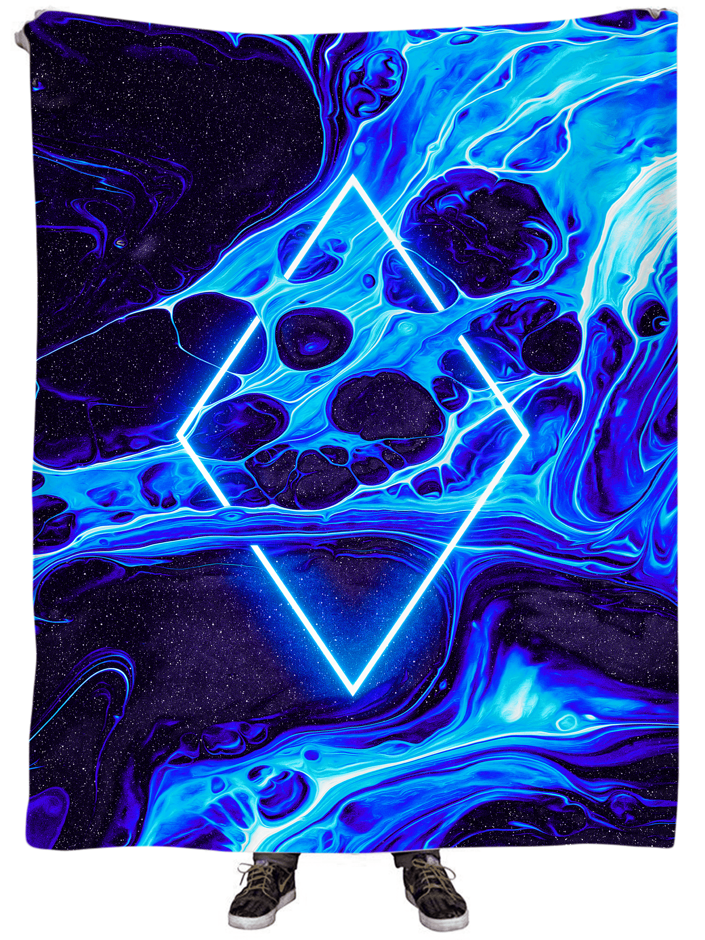 Portal Home Blue Plush Blanket, Noctum X Truth, | iEDM