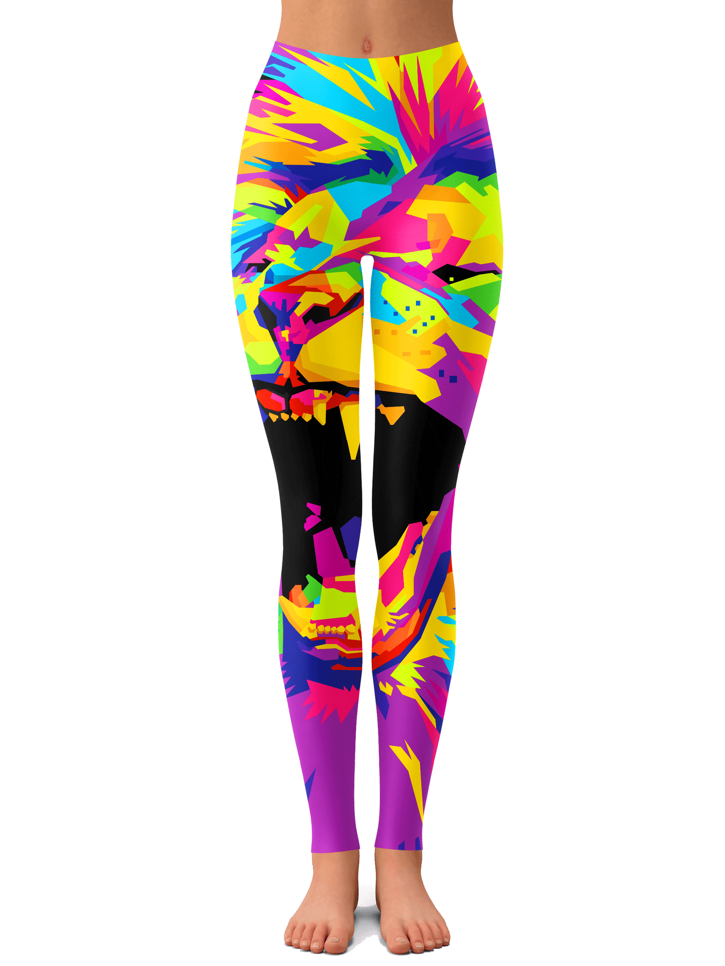 Psychedelic Lion Zip-Up Hoodie and Leggings Combo, Noctum X Truth, | iEDM