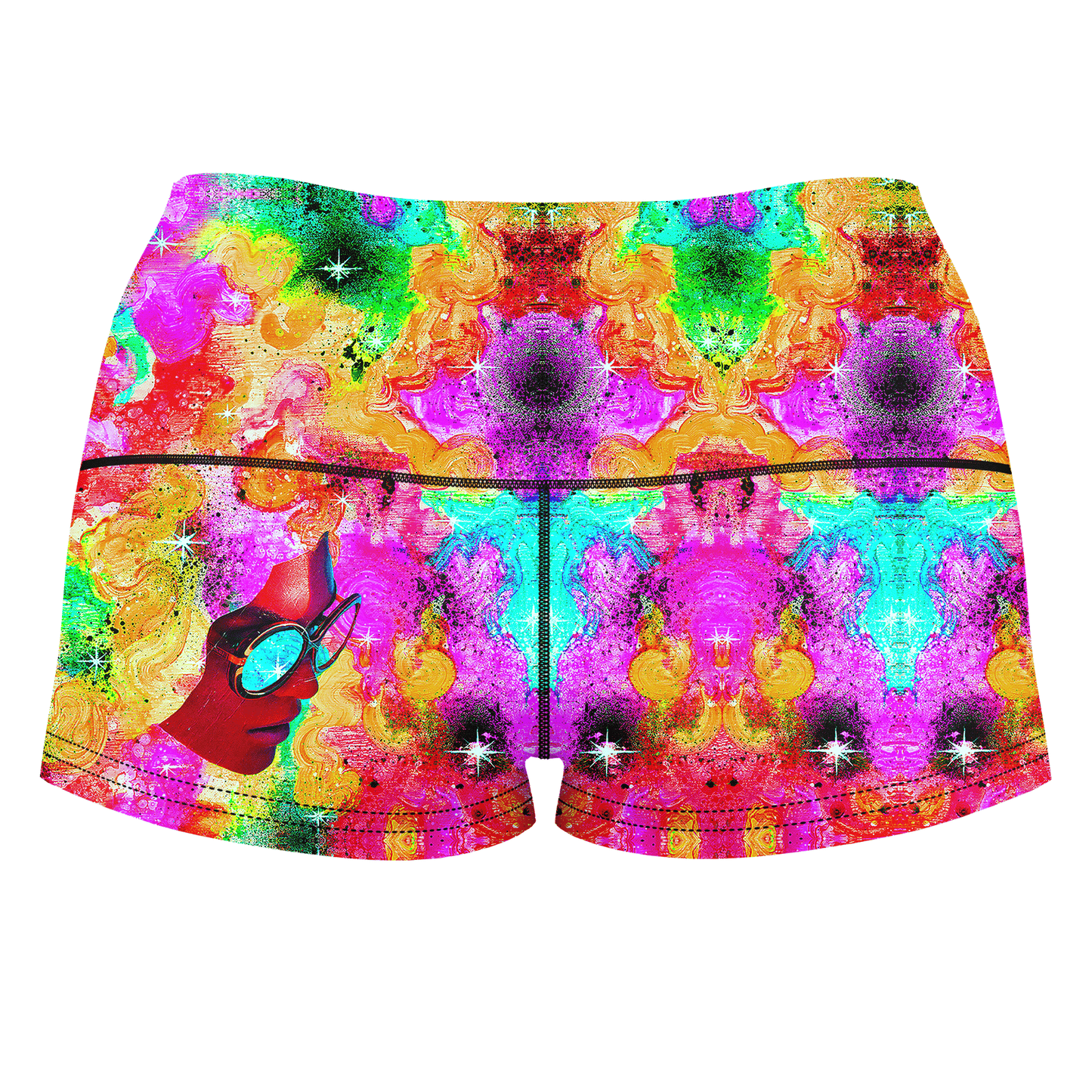 Pure Bliss High-Waisted Women's Shorts, Noctum X Truth, | iEDM