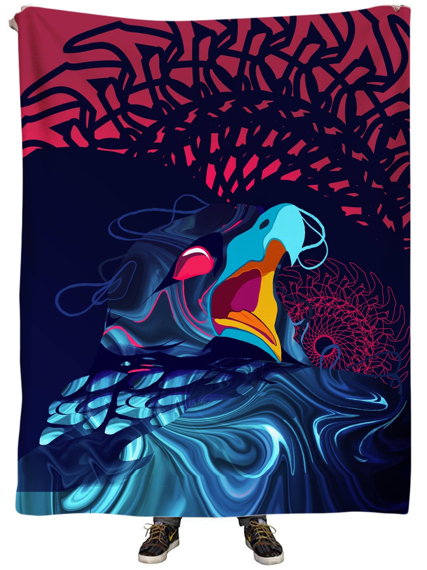 Spirit Hawk Plush Blanket, Noctum X Truth, | iEDM