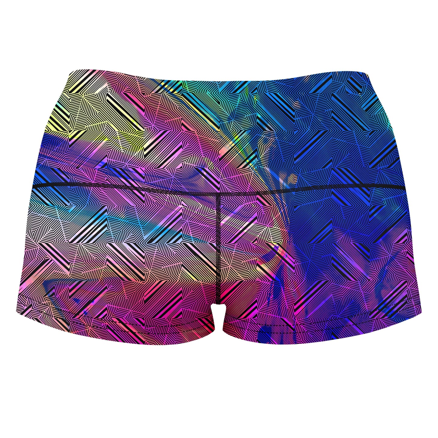 Trifecta High-Waisted Women's Shorts, Noctum X Truth, | iEDM