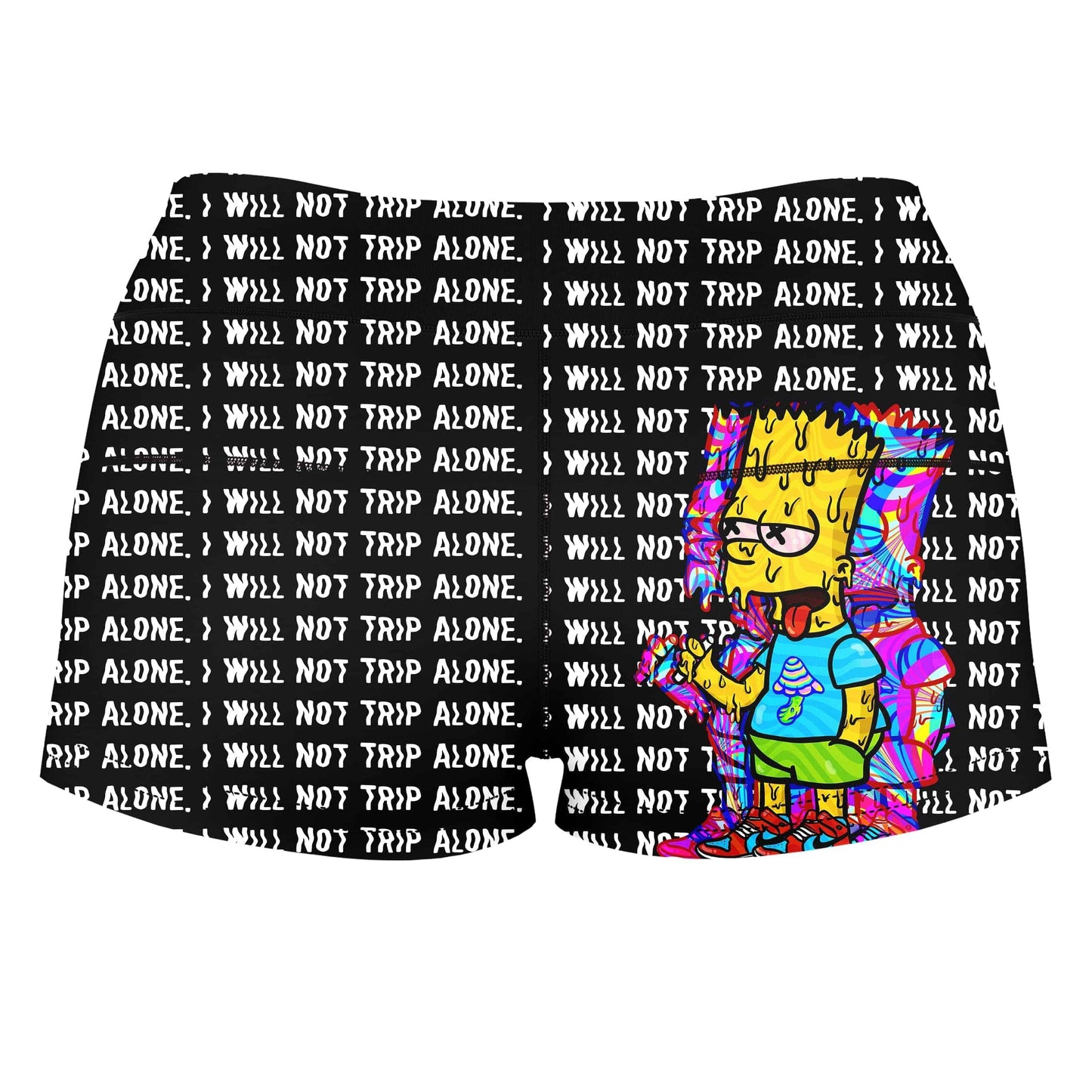 Tripping with Him High-Waisted Women's Shorts, Noctum X Truth, | iEDM