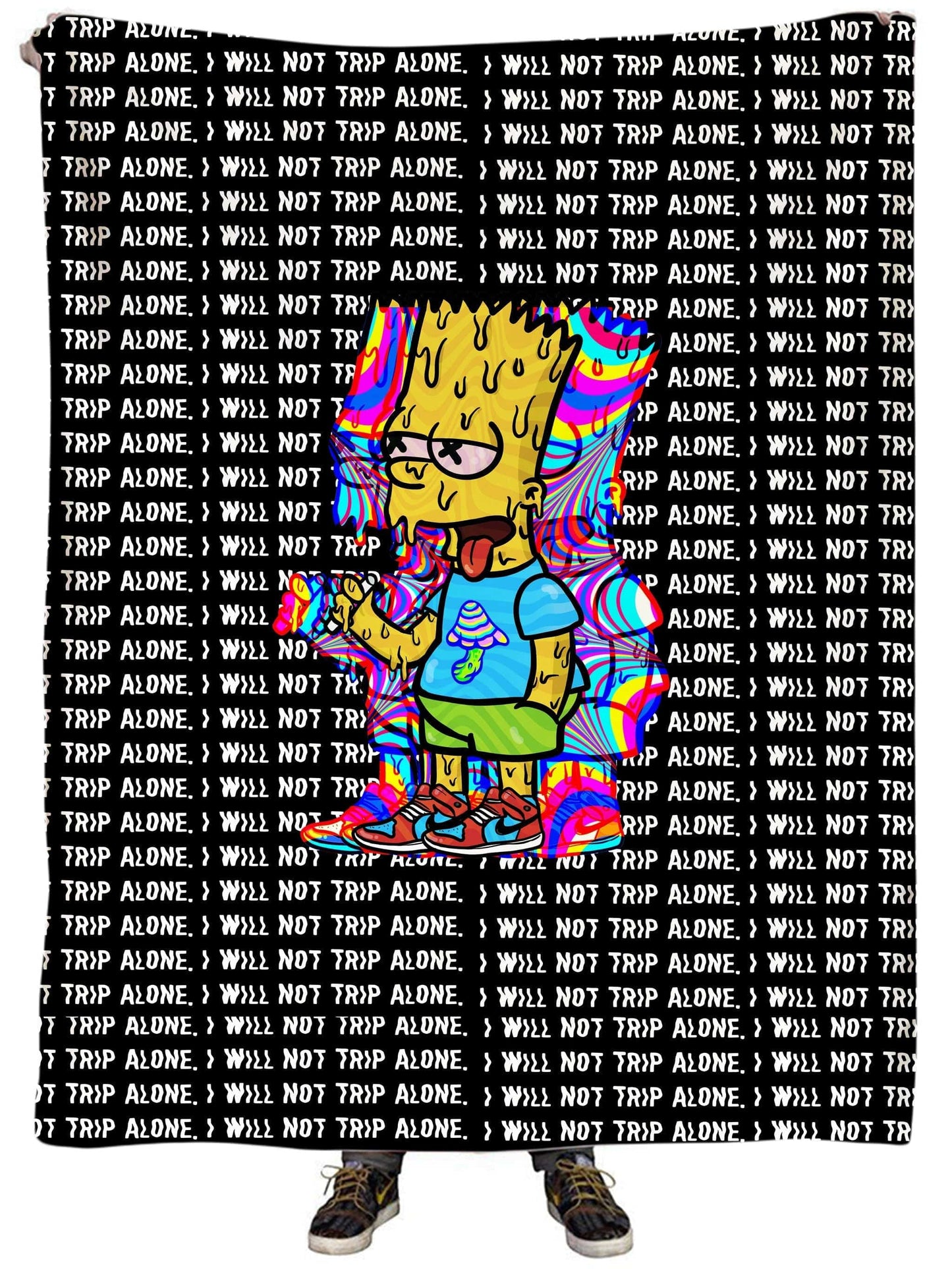 Tripping with Him Plush Blanket, Noctum X Truth, | iEDM