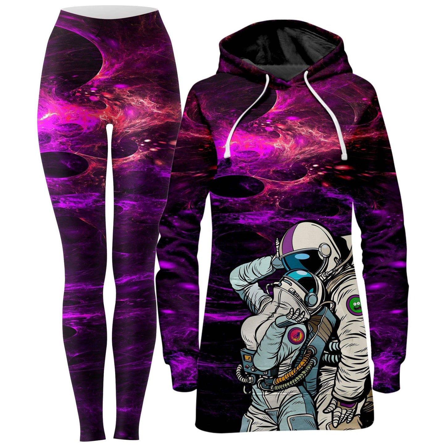 We Landed Hoodie Dress and Leggings Combo, Noctum X Truth, | iEDM
